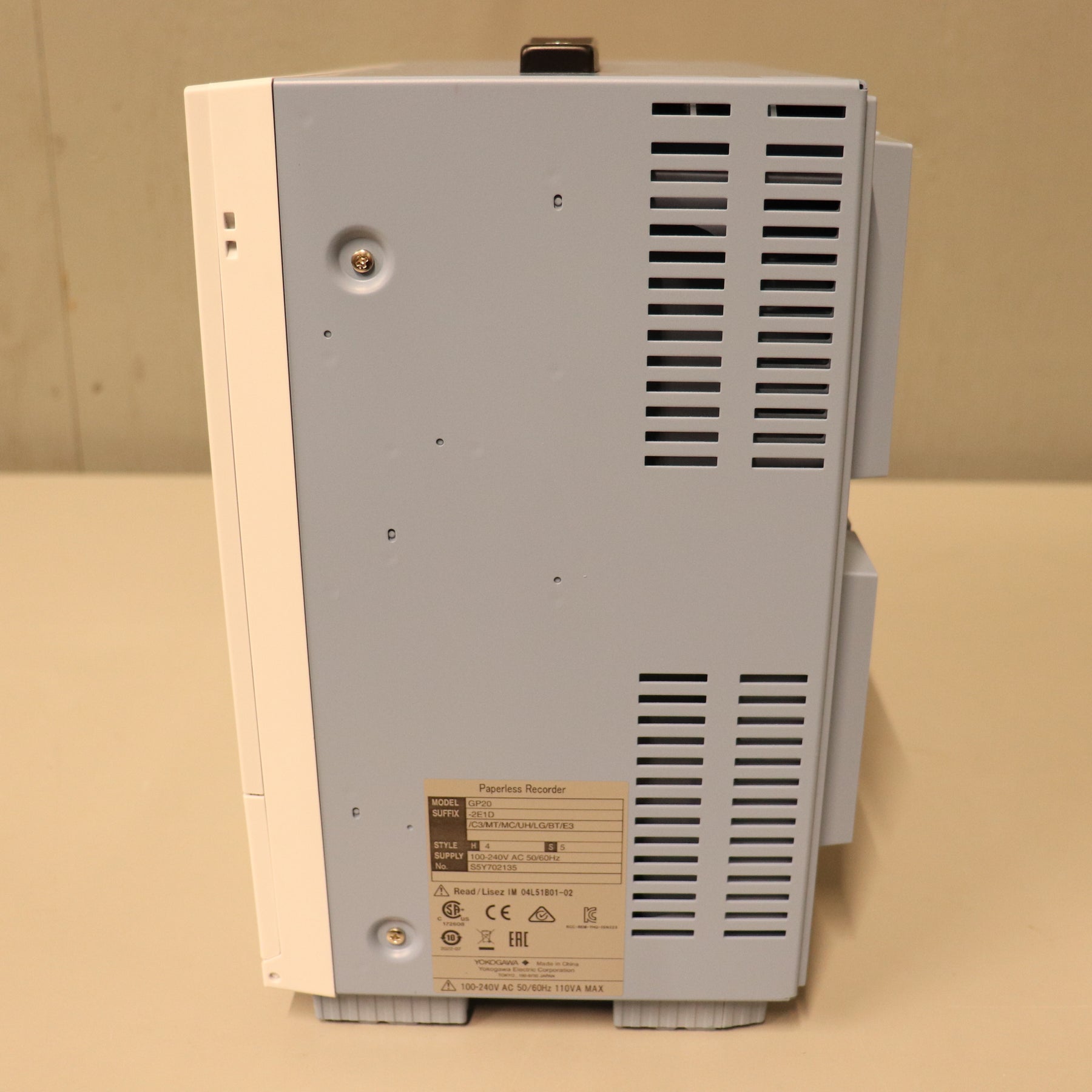 Yokogawa SmartDac+ GP20-2E Touchscreen Paperless Chart Recorder