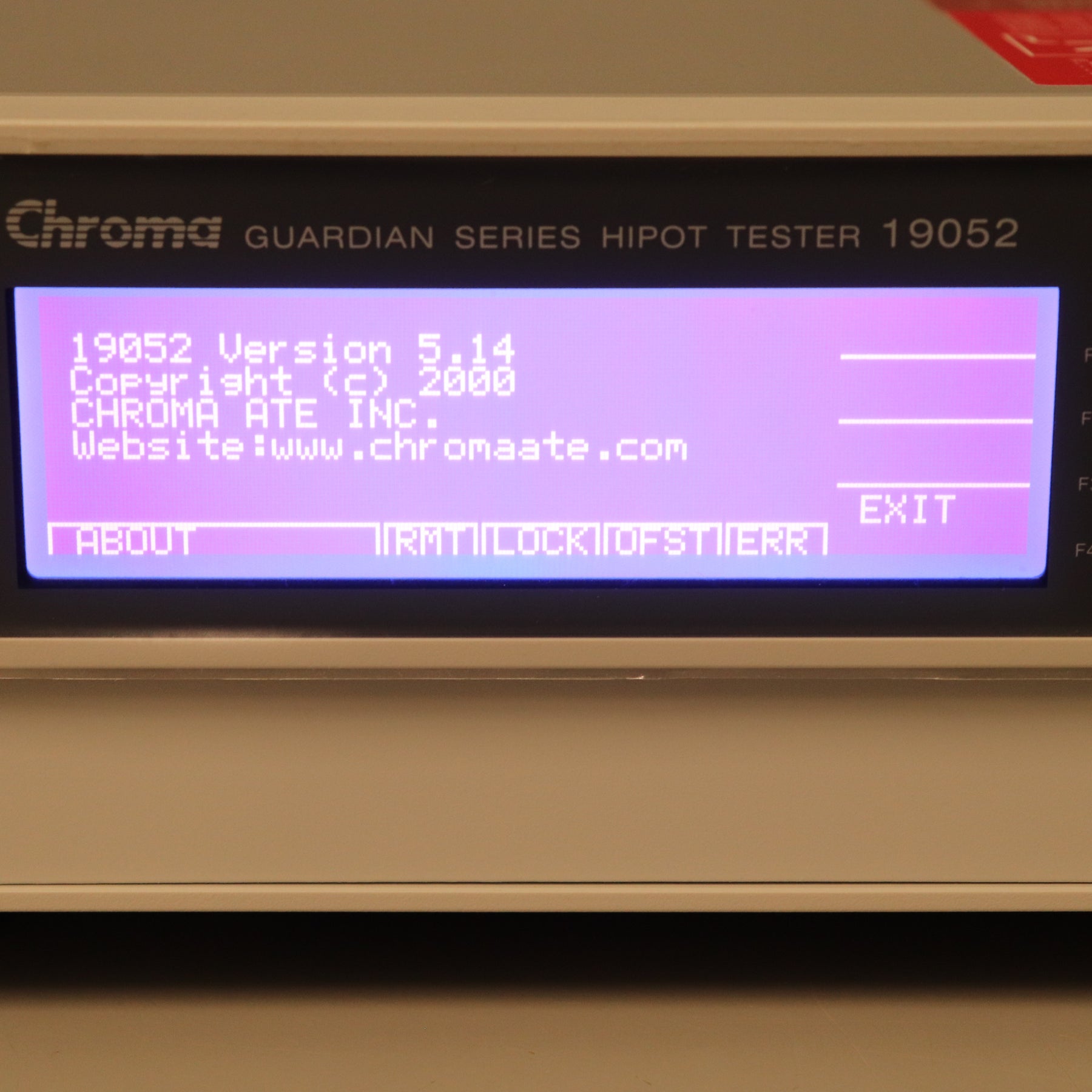 Chroma Guardian Hipot Tester Model 19052