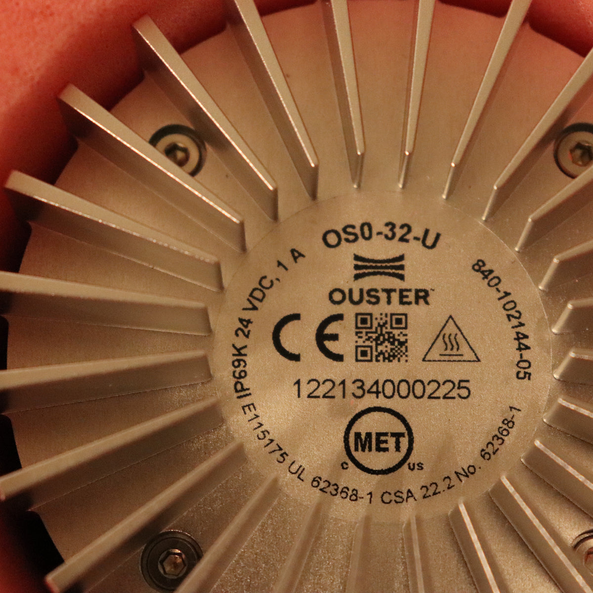 Ouster Ultra-Wide View LiDar Sensor OS0-32