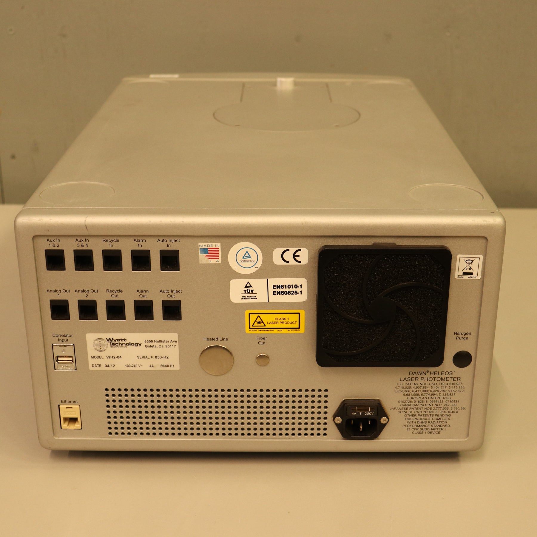 Wyatt Dawn Heleos II MALS Detector WH2-04 w/ Astra