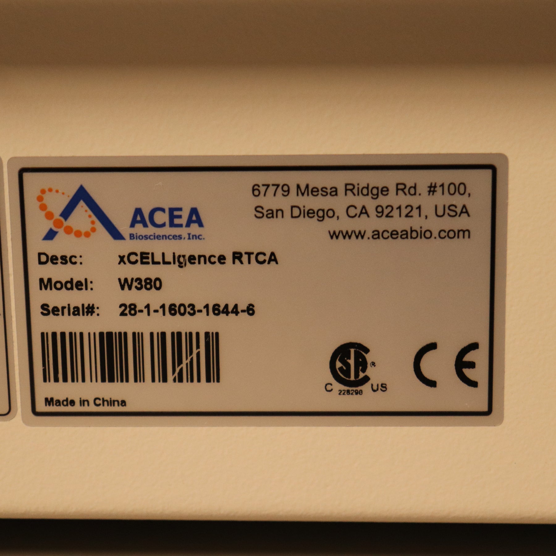 Agilent Acea xCELLigence RTCA + RTCA MP 6x96 Real Time Cell Analysis