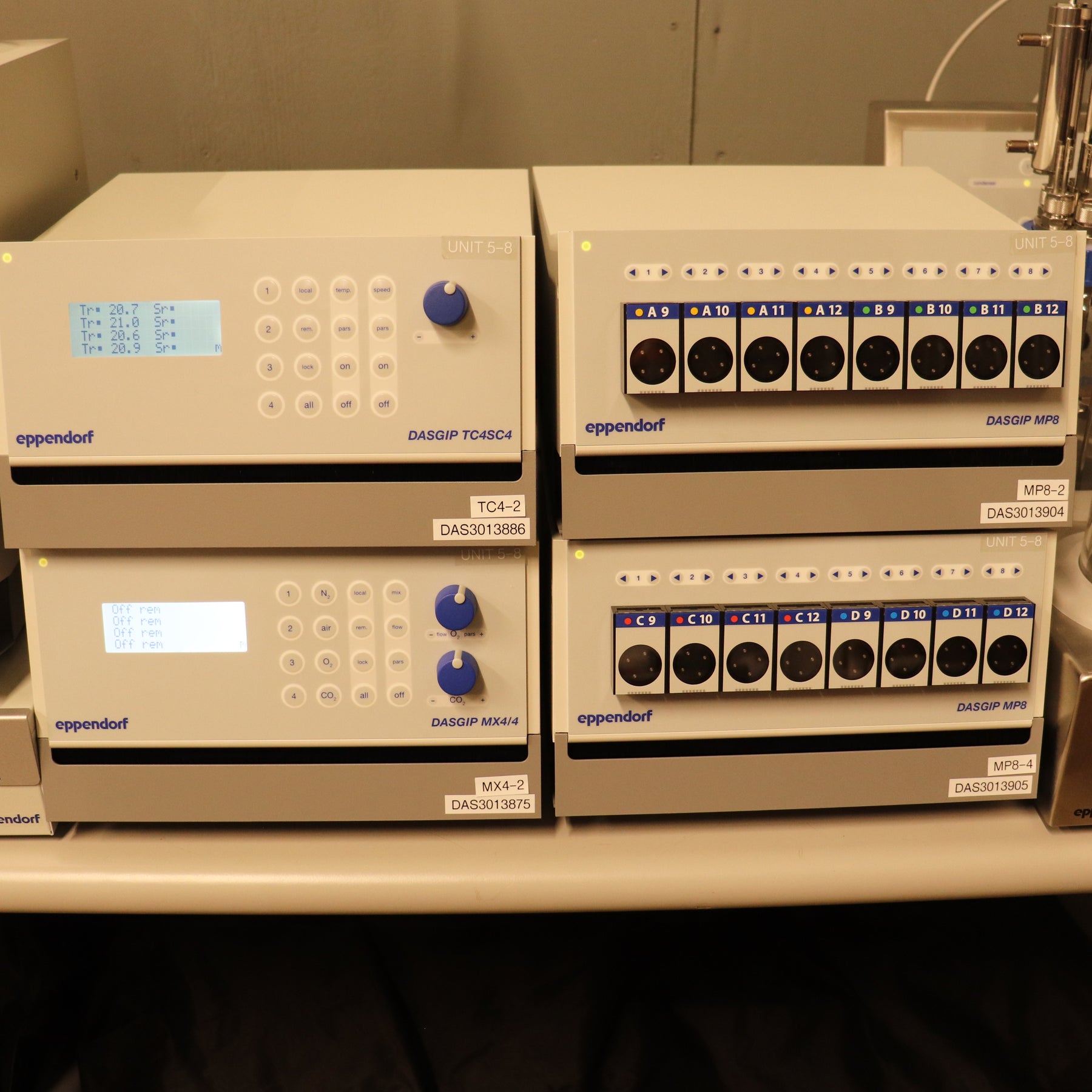 Eppendorf DASGIP 8-Fold Parallel Bioreactor System with Process Computer