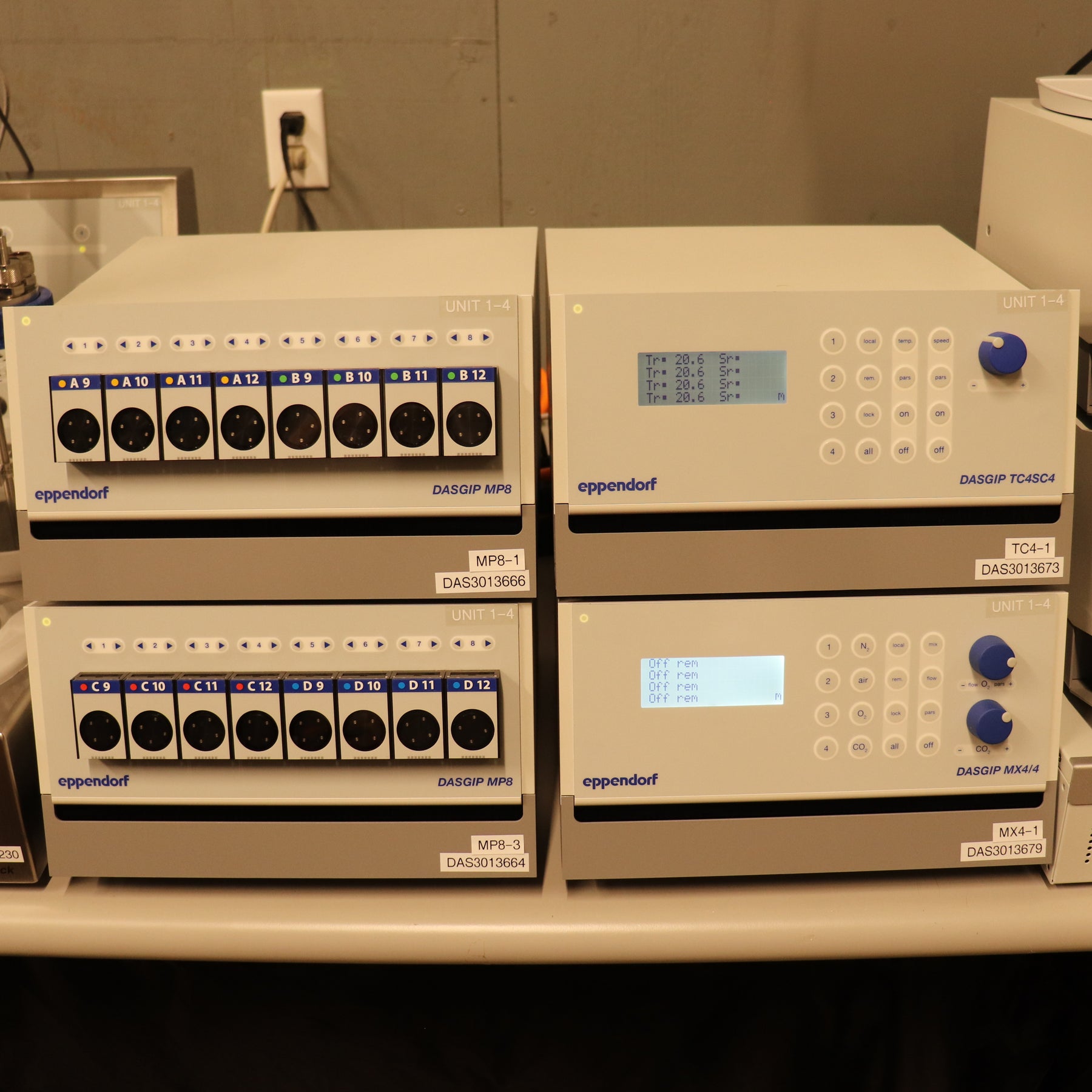 Eppendorf DASGIP 8-Fold Parallel Bioreactor System with Process Computer