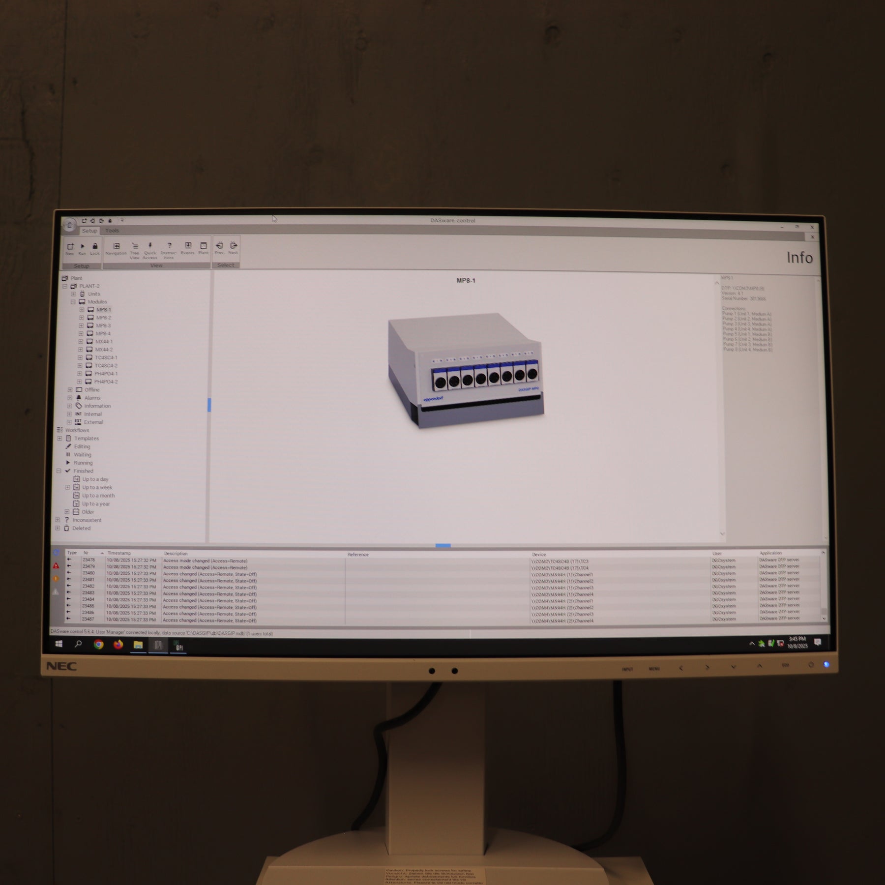 Eppendorf DASGIP 8-Fold Parallel Bioreactor System with Process Computer