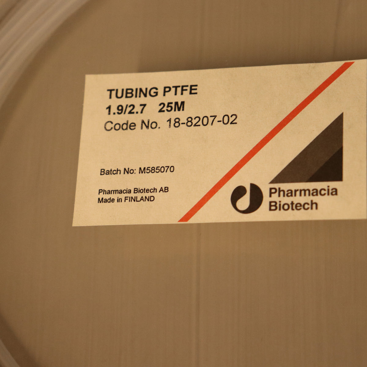 7-Pack GE Amersham Cytiva PTFE Tubing, 4M ea, ID 1.9mm OD 2.7mm 18820702