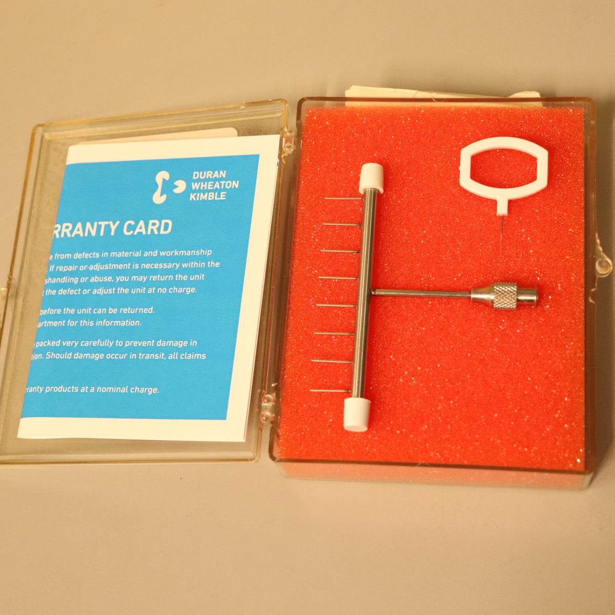 Duran DWK 9MM C To C Straight Manifold Self-Refilling Syringe 851381