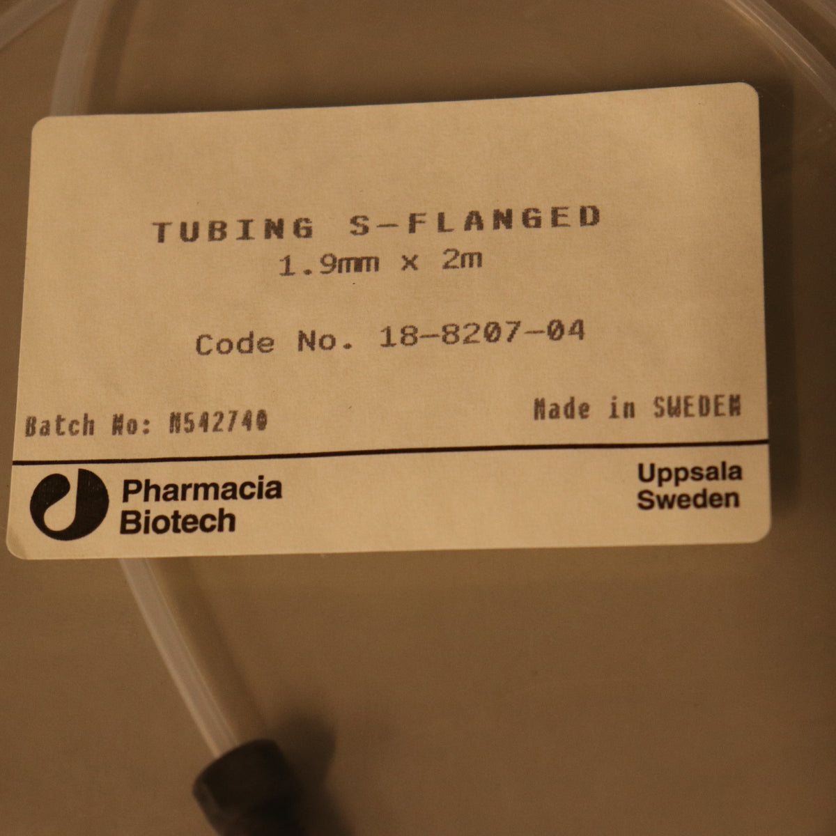 GE Amersham Cytiva Flanged Tubing, 2m, ID 1.9mm OD 2.7mm 18820704