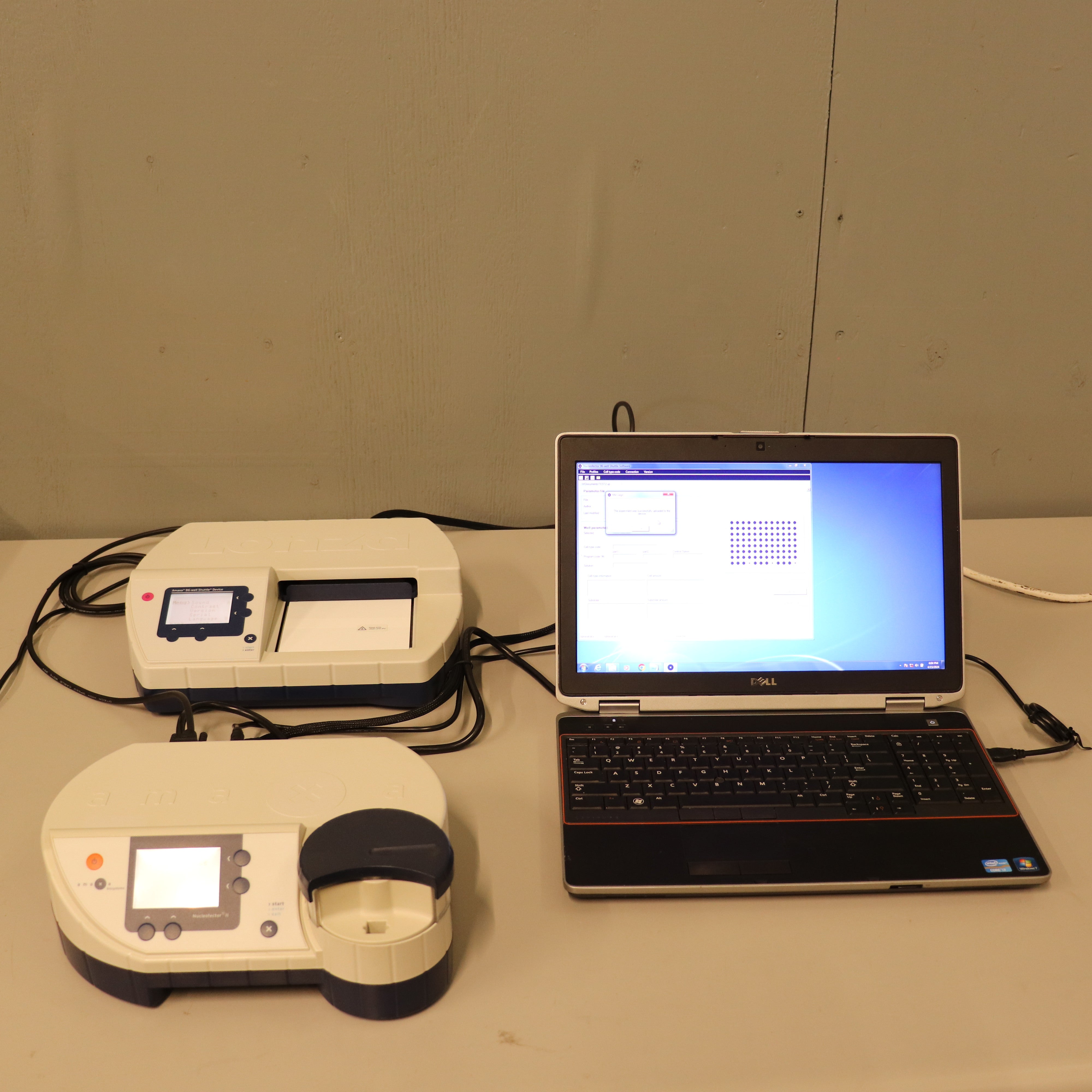 Lonza Amaxa Biosystems 96Well Shuttle & Nucleofector II Electroporato