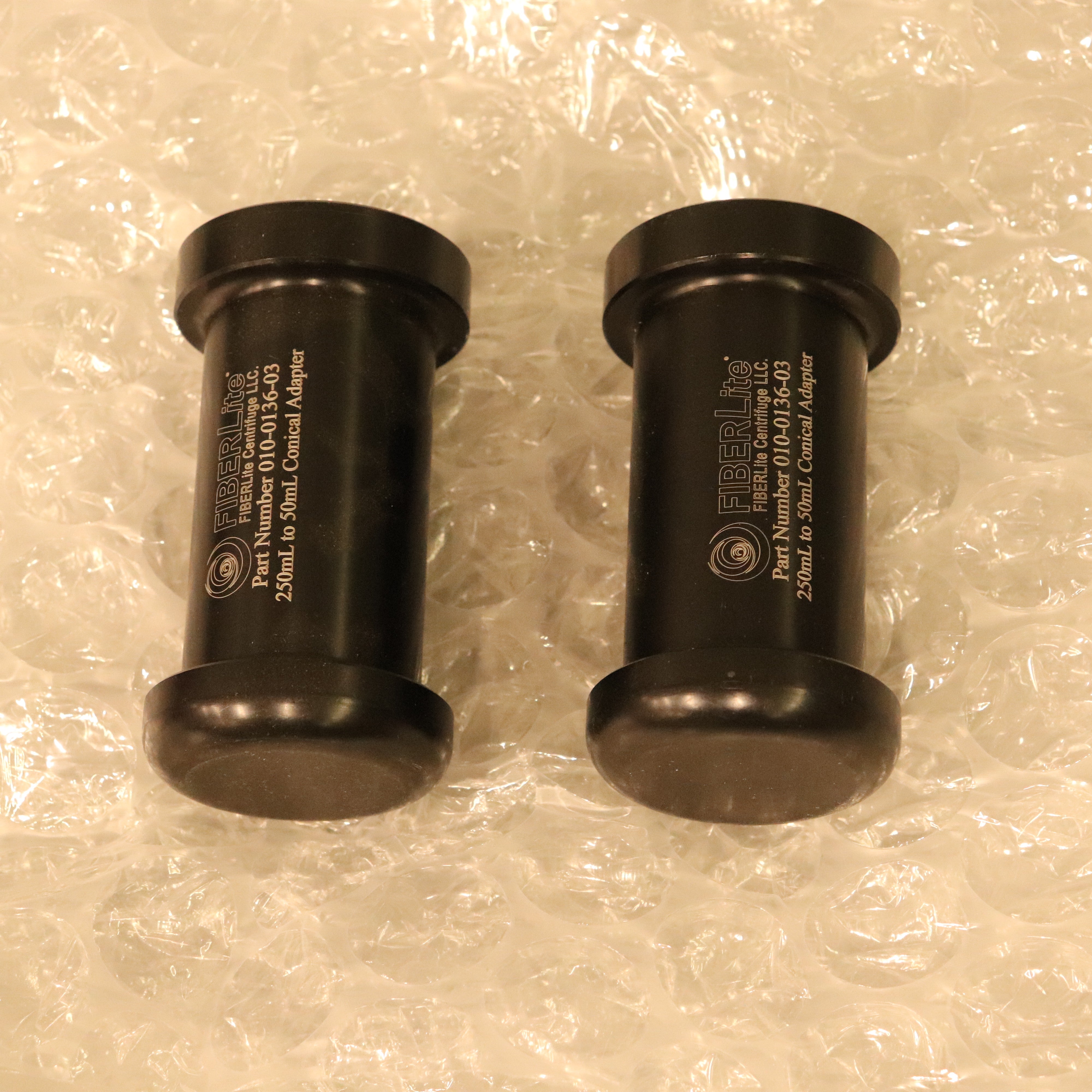 Set Of 2 Thermo Fiberlite 250mL To 50mL Conical Adapters 75100136 set-of-2-thermo-fiberlite-250ml-to-50ml-conical-adapters-75100136