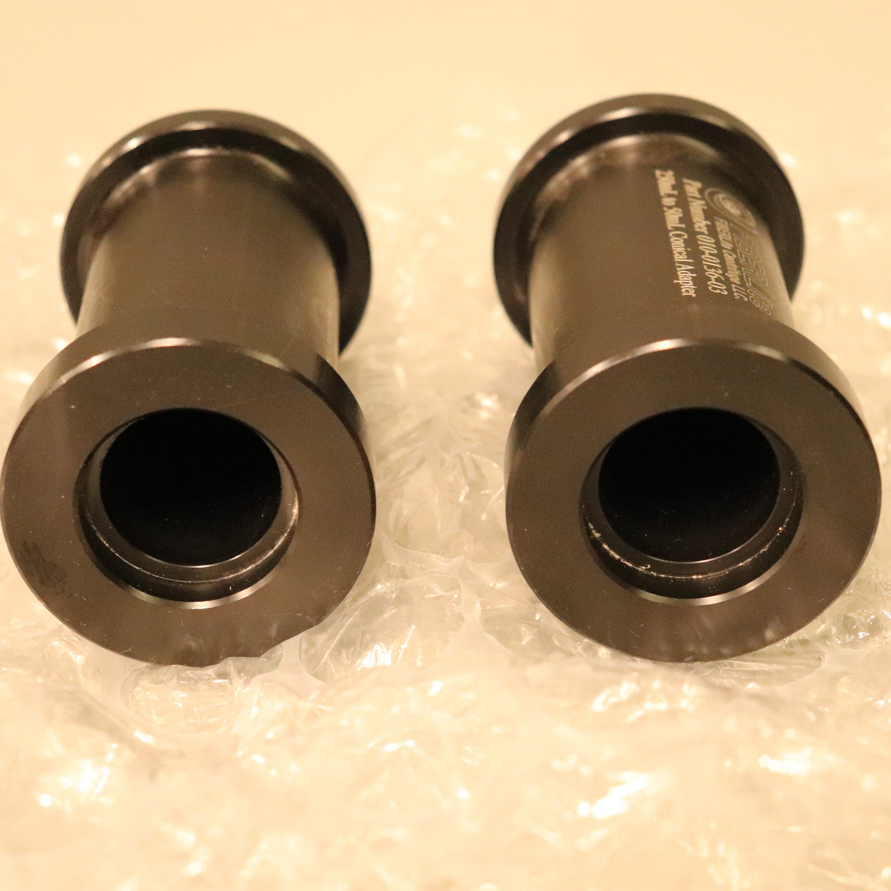 Set of (2) Thermo Fiberlite 250mL to 50mL Conical Adapters 75100136