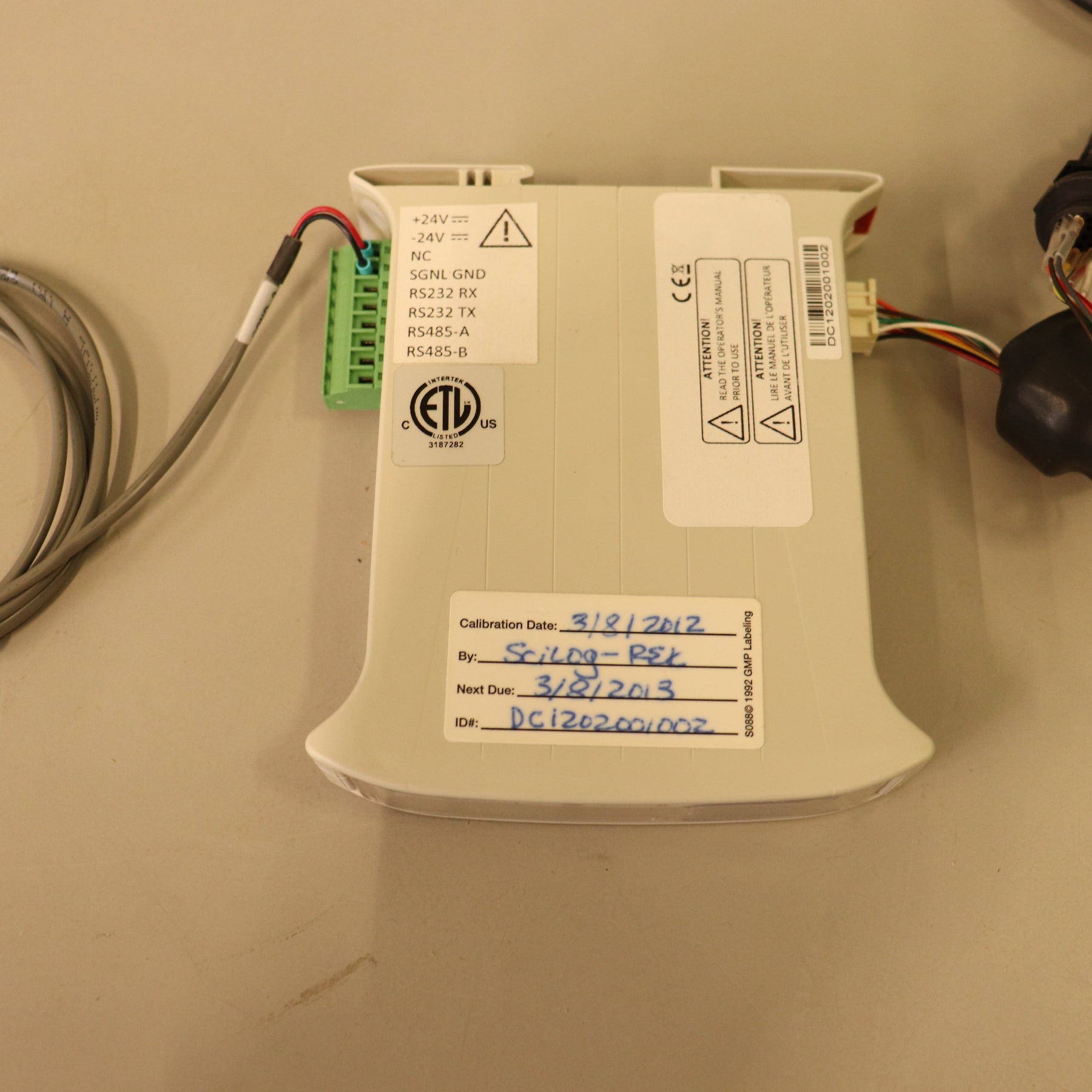 SciLog SciCon Conductivity Monitor with Cond/Temp Flow Cell 080-599PSX