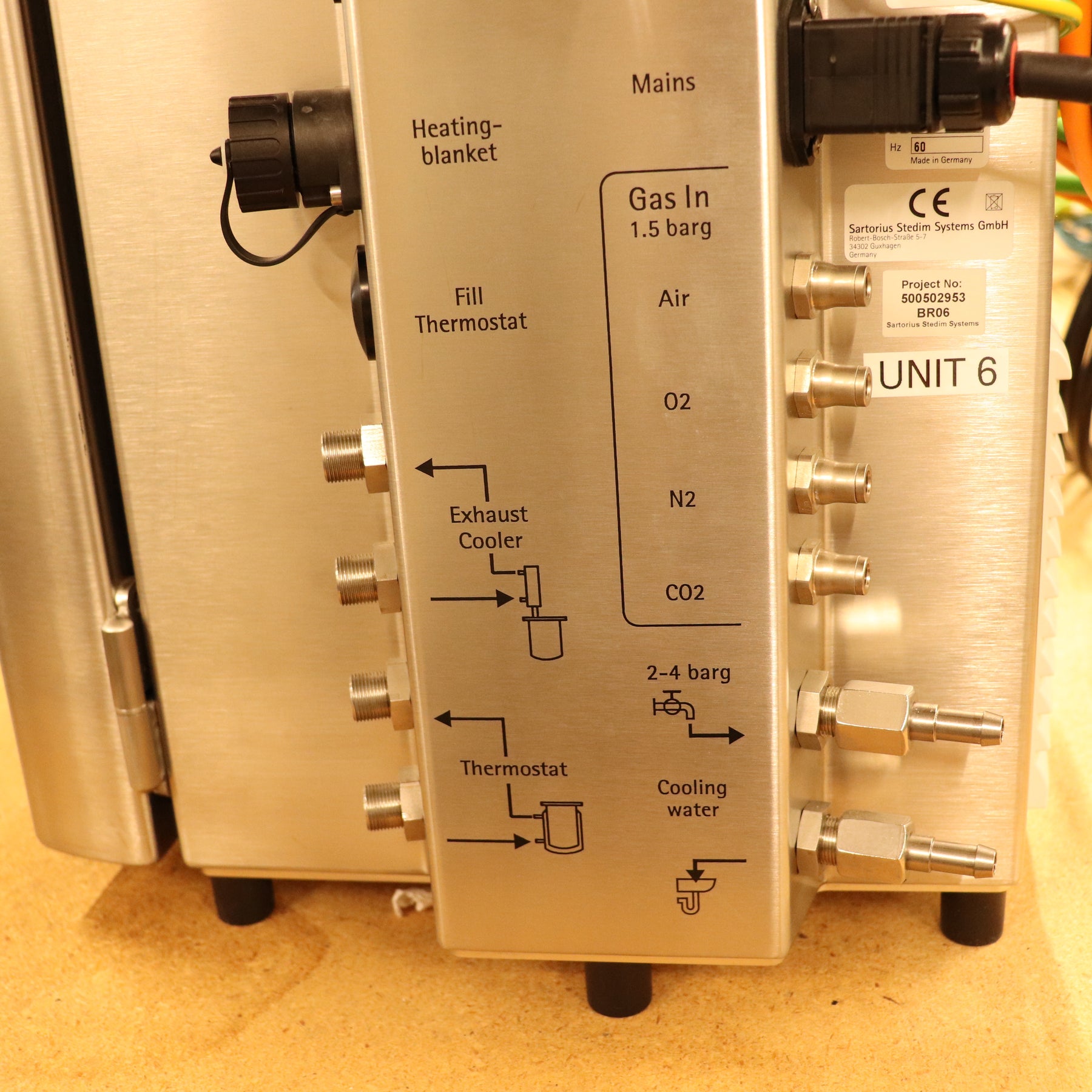 Sartorius Biostat B-DCU Fermenter with 6 Bioreactor Stations