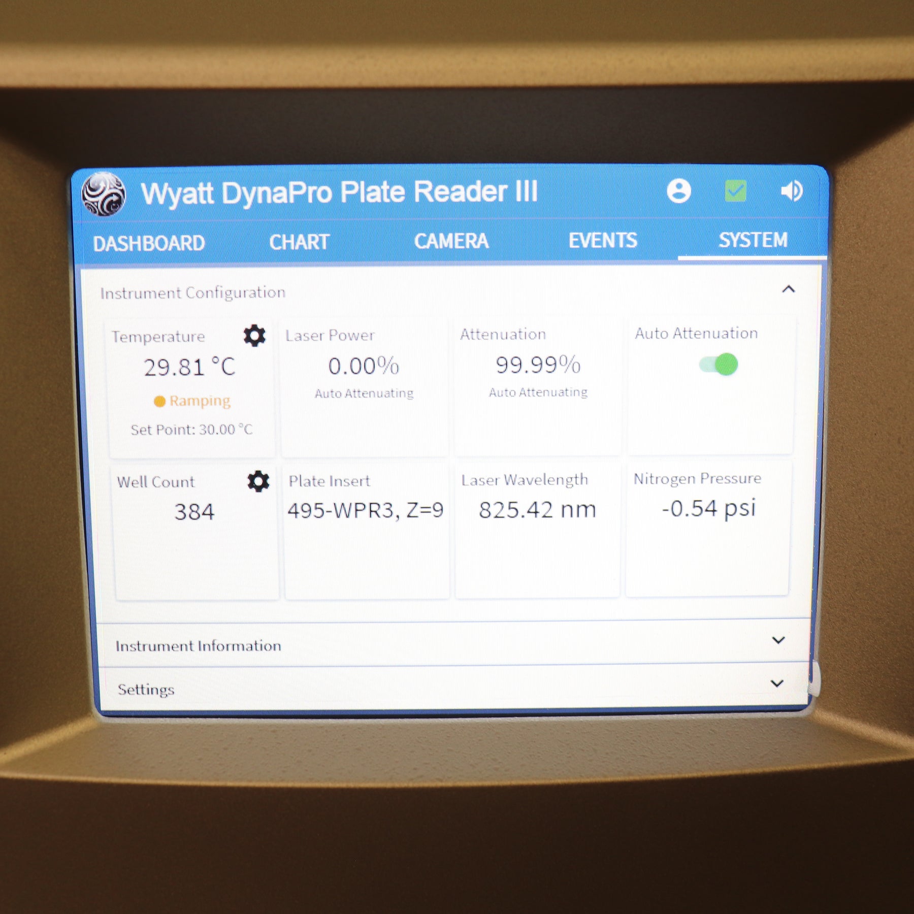 Wyatt DLS Dynamic Light Scattering DynaPro PlateReader III WPR3-01