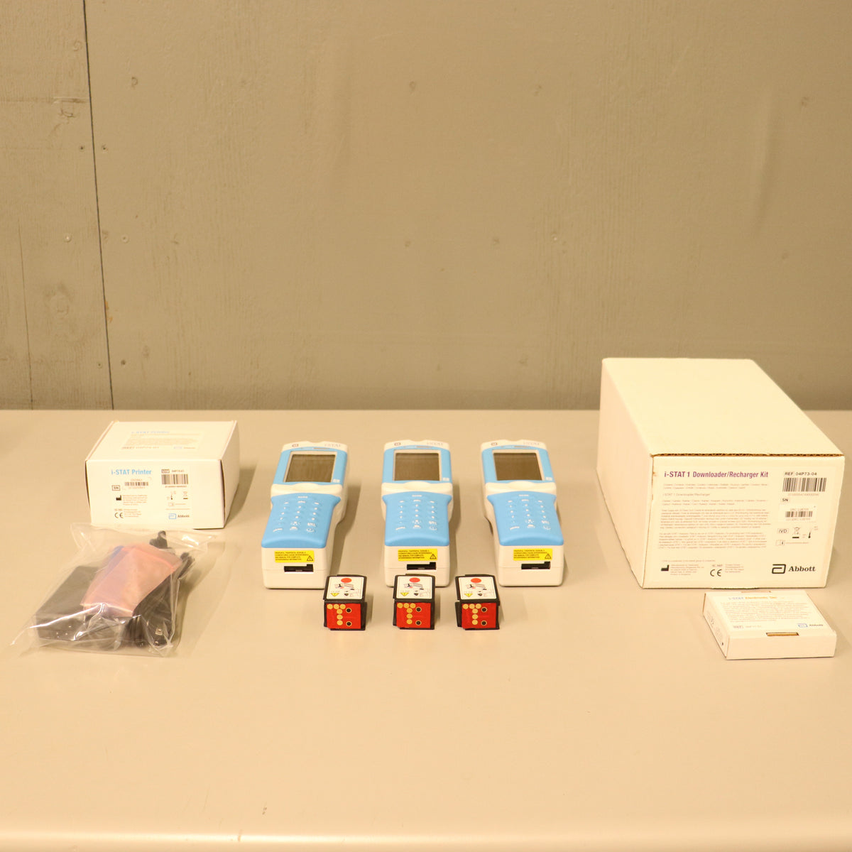 3x Abbott i-STAT 1 300W Wireless Blood Analyzer System w/Accessories