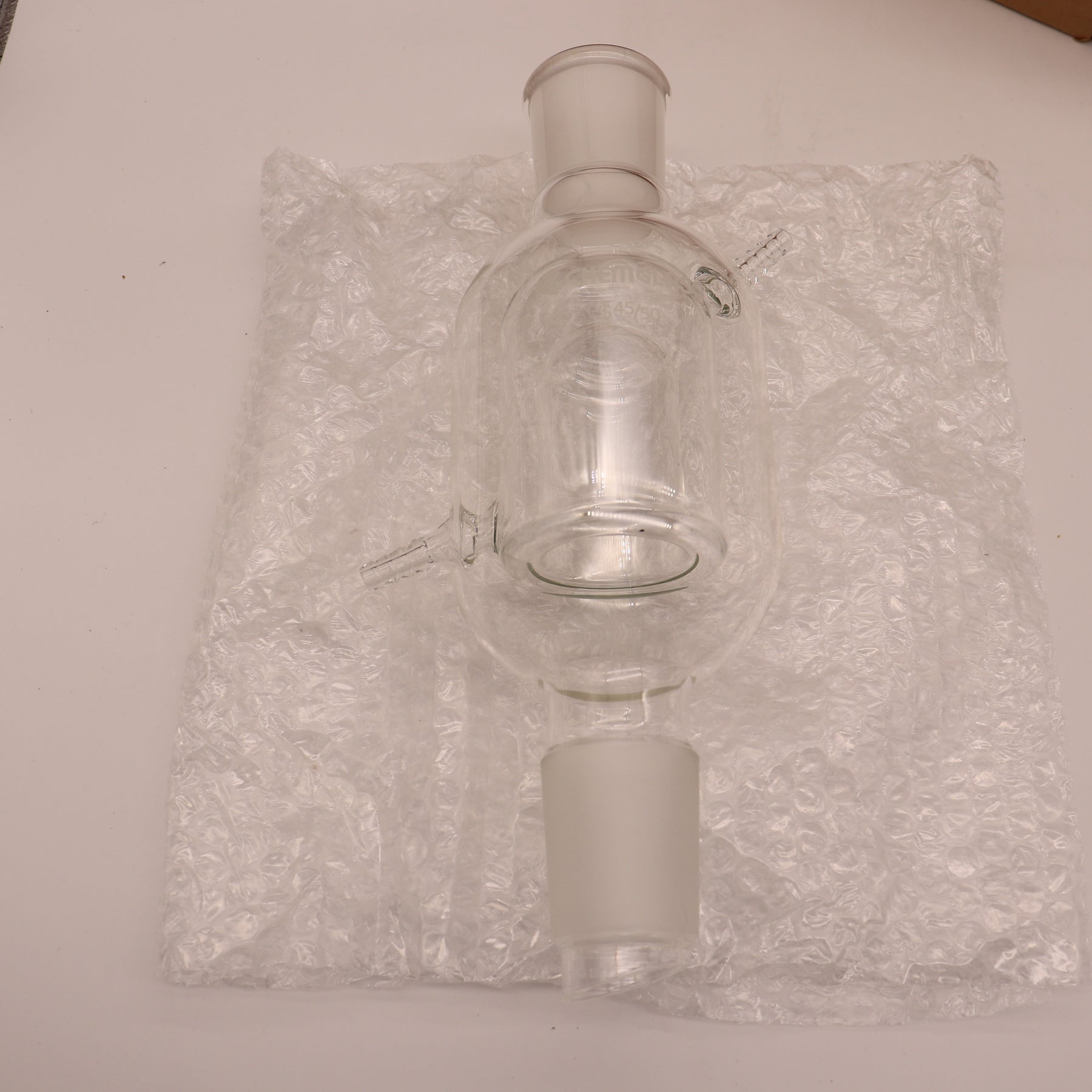 Chemglass Jacketed Reflux Condenser 45/ 50 Joint 315x100mm CG-1217-25