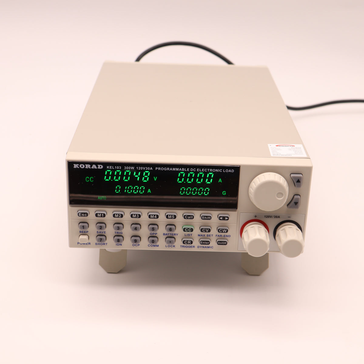 KORAD 300W 120V30A Programmable DC Electronic Load KEL103
