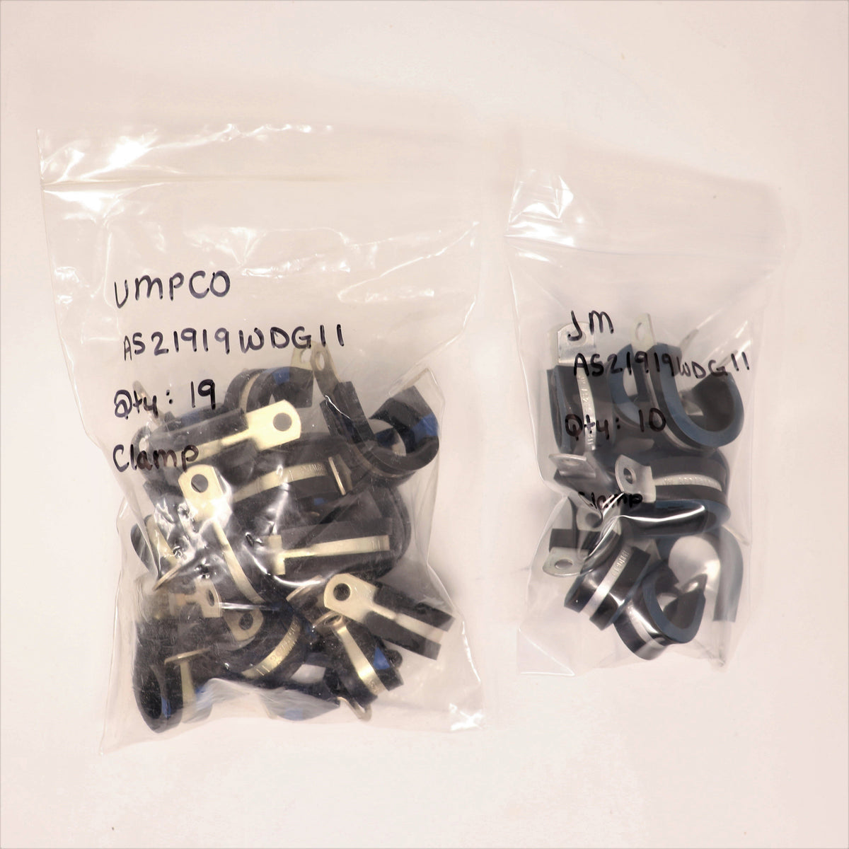 29 Pack Rubber Clamp 13/64" AS21919WDG11