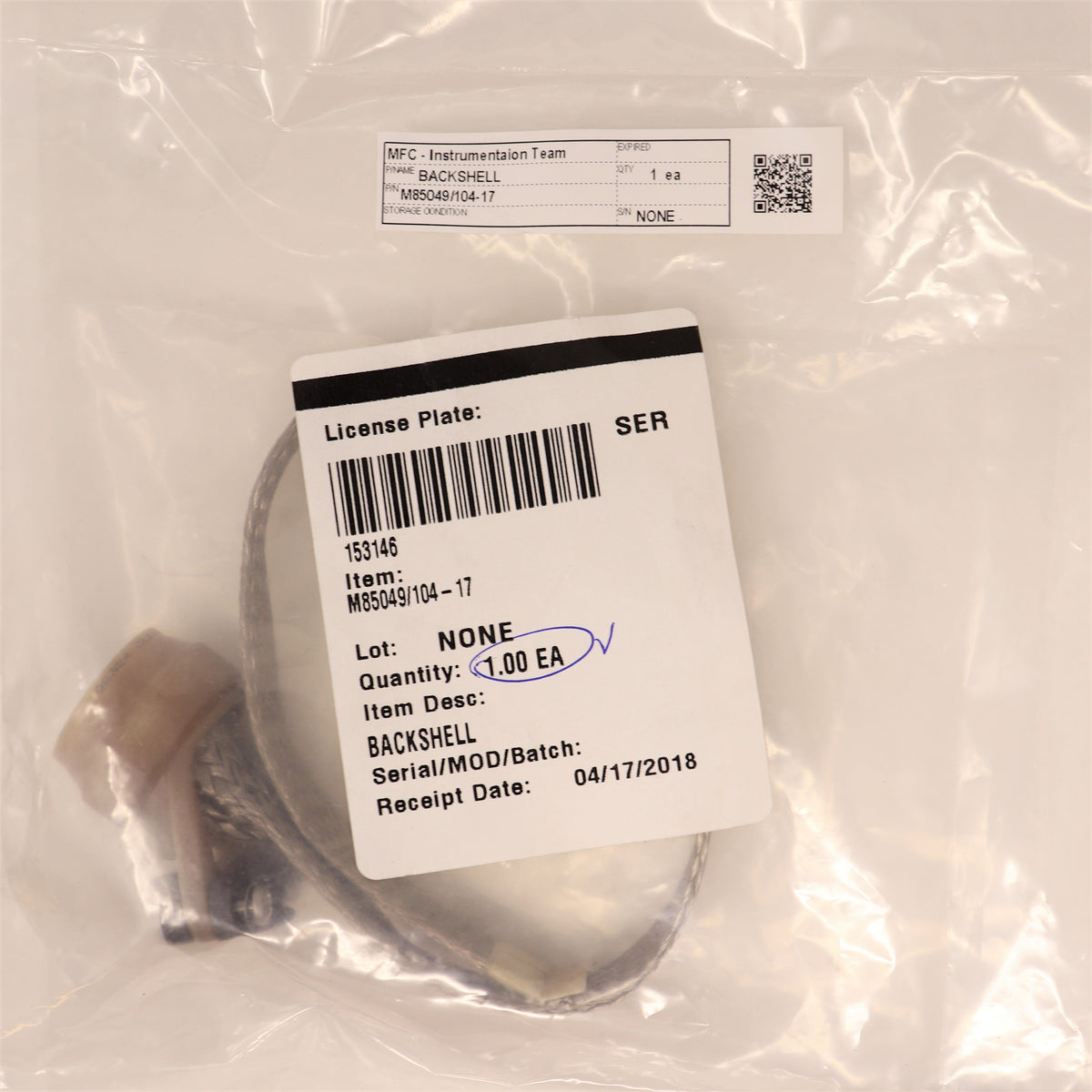 Glenair Backshell M85049/104-17
