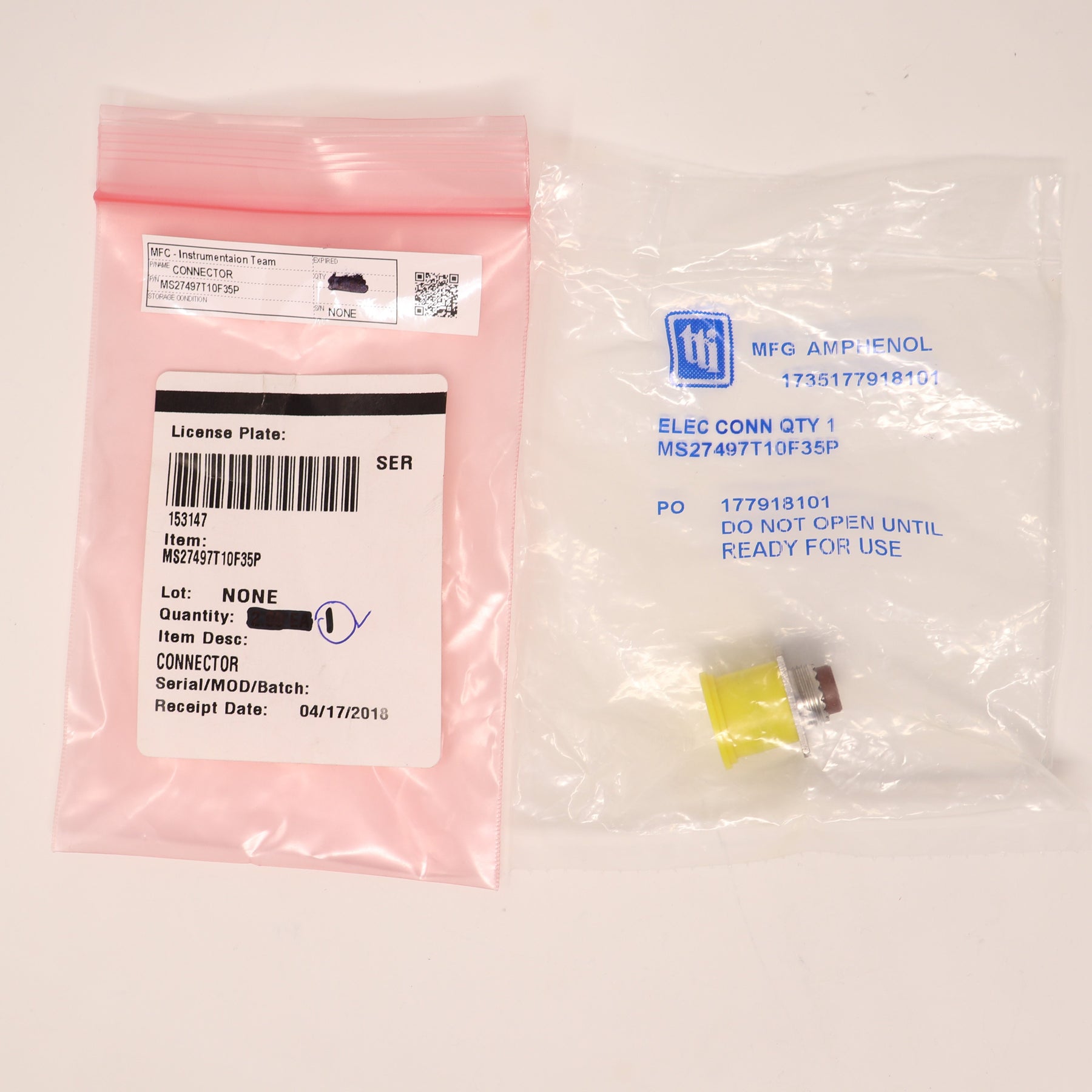 Amphenol Circular MIL Spec Connector MS27497T10F35P