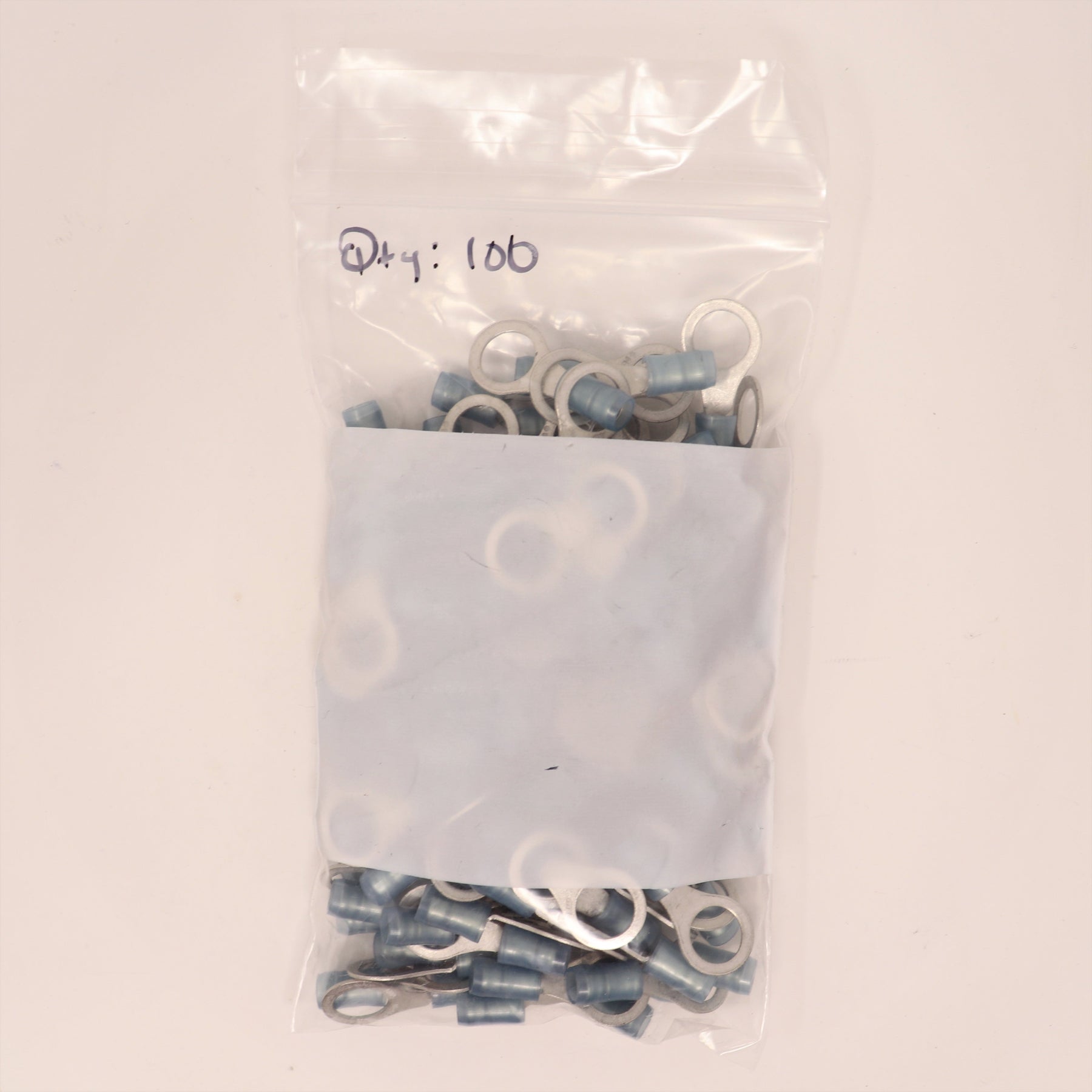 400 pack TE Connectivity PIDG Ring Tongue Terminal, 16-14 AWG, #5/16 320575