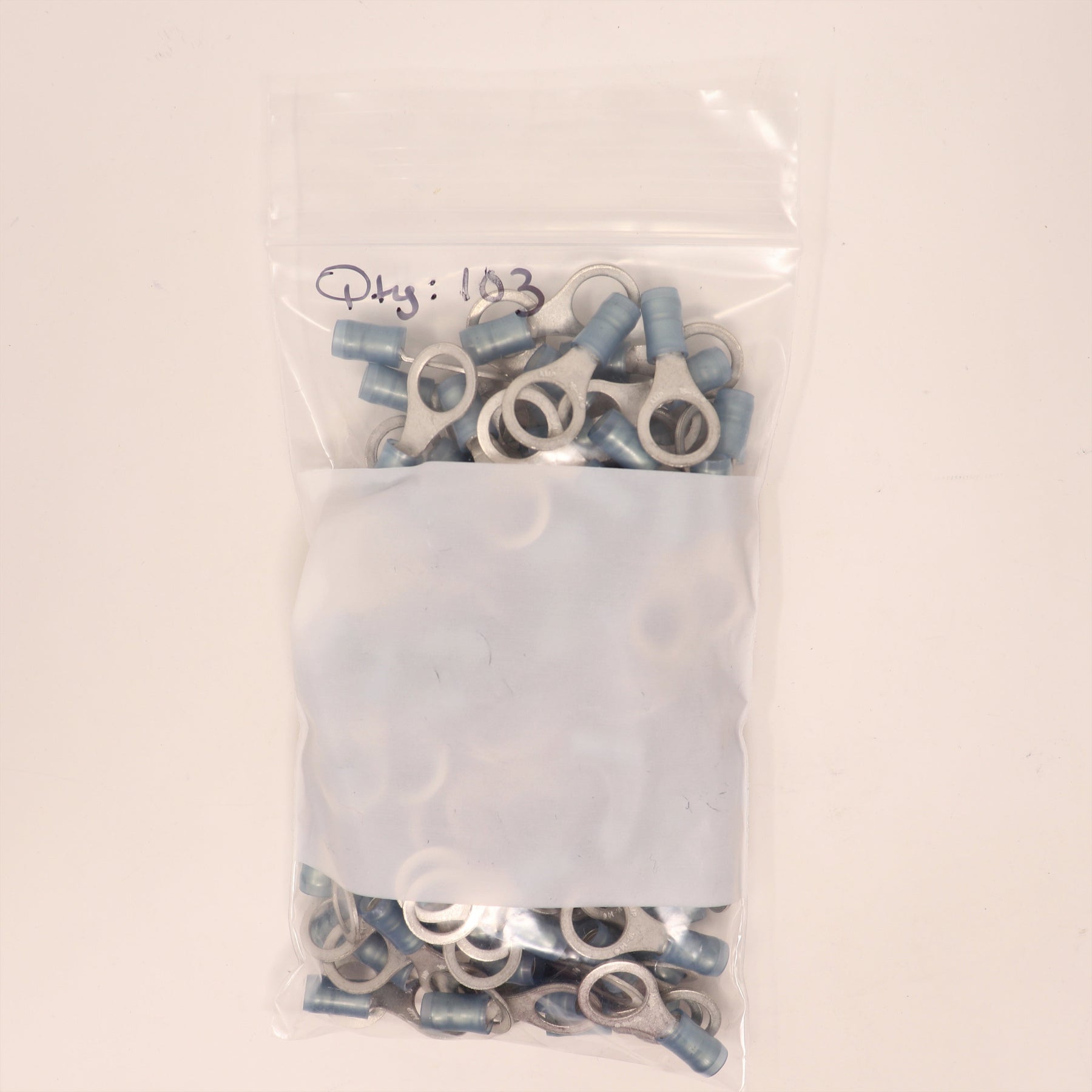 400 pack TE Connectivity PIDG Ring Tongue Terminal, 16-14 AWG, #5/16 320575