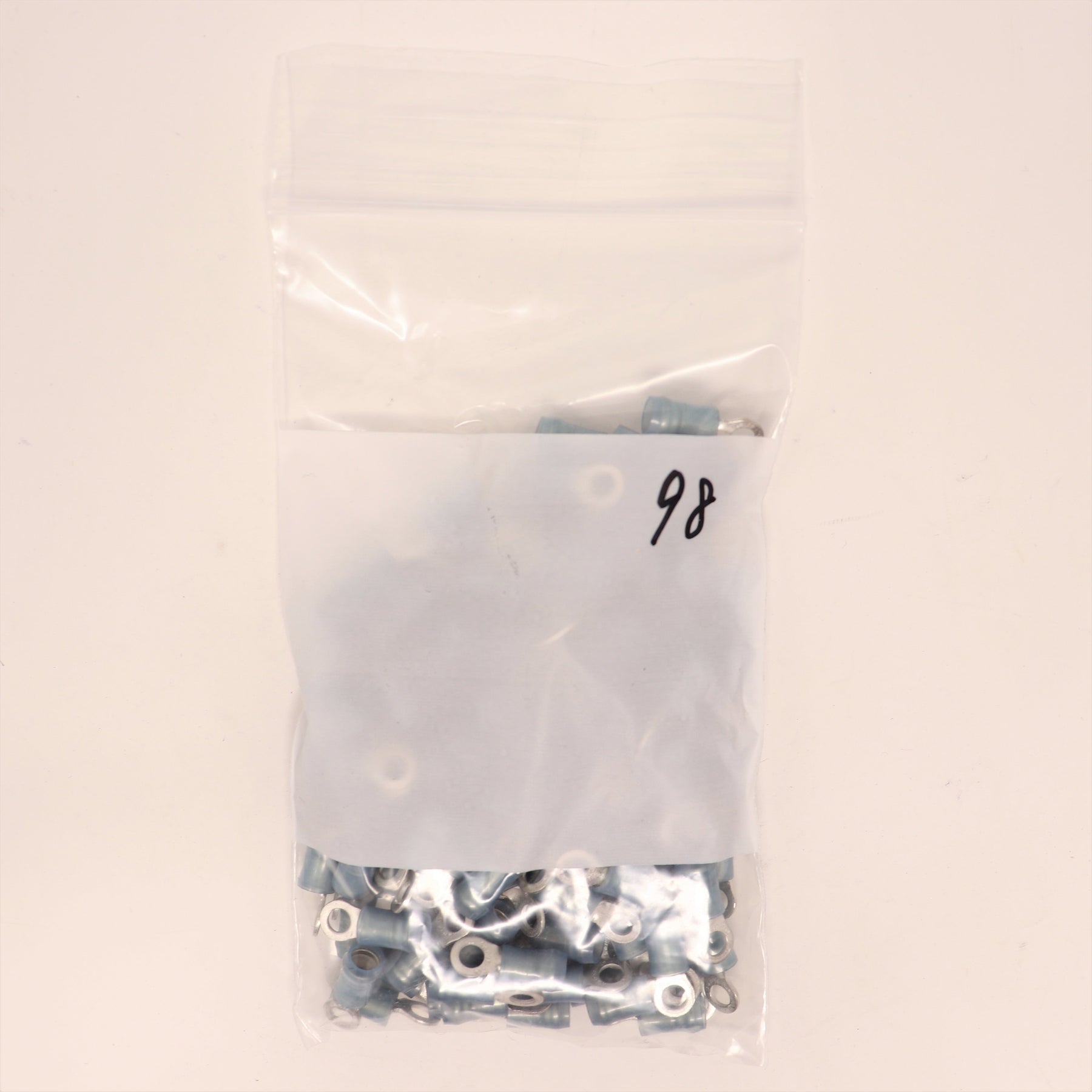 398 Pack TE Connectivity PIDGE Ring Tongue Terminal, 16-14 AWG, #6 320619