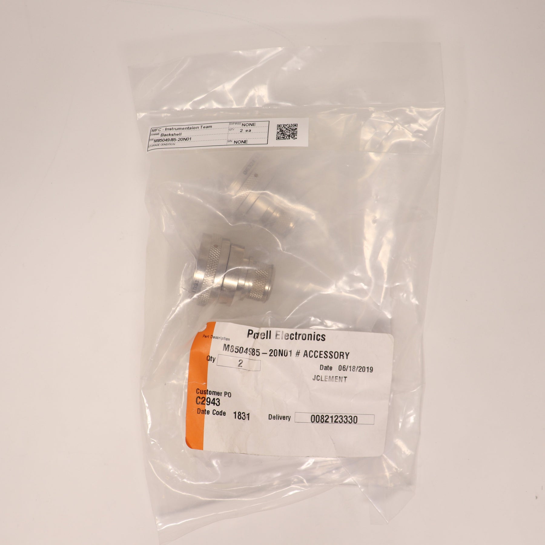 Glenair Circular MIL Spec Backshell M85049/85-20N01