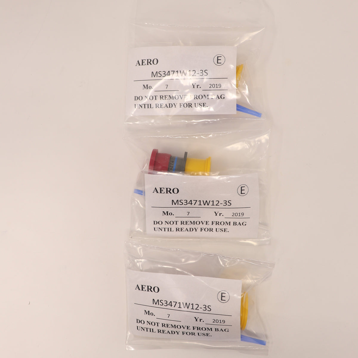 Aero Electric Circular Mil-Spec Connector MS3471W12-3S