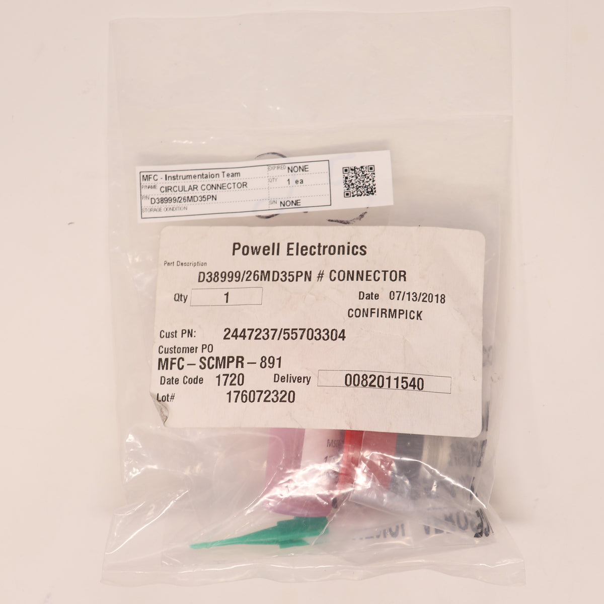 Amphenol Connector D38999/26MD35PN