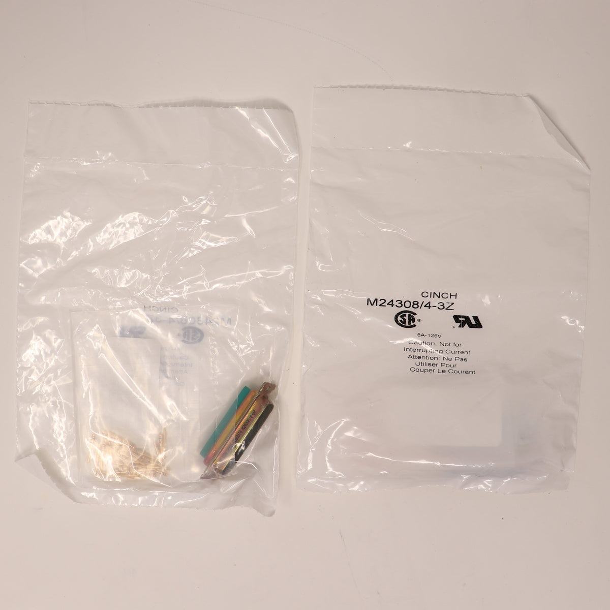 6 Pack Cinch D-Sub MIL Spec Connector M24308/4-3Z