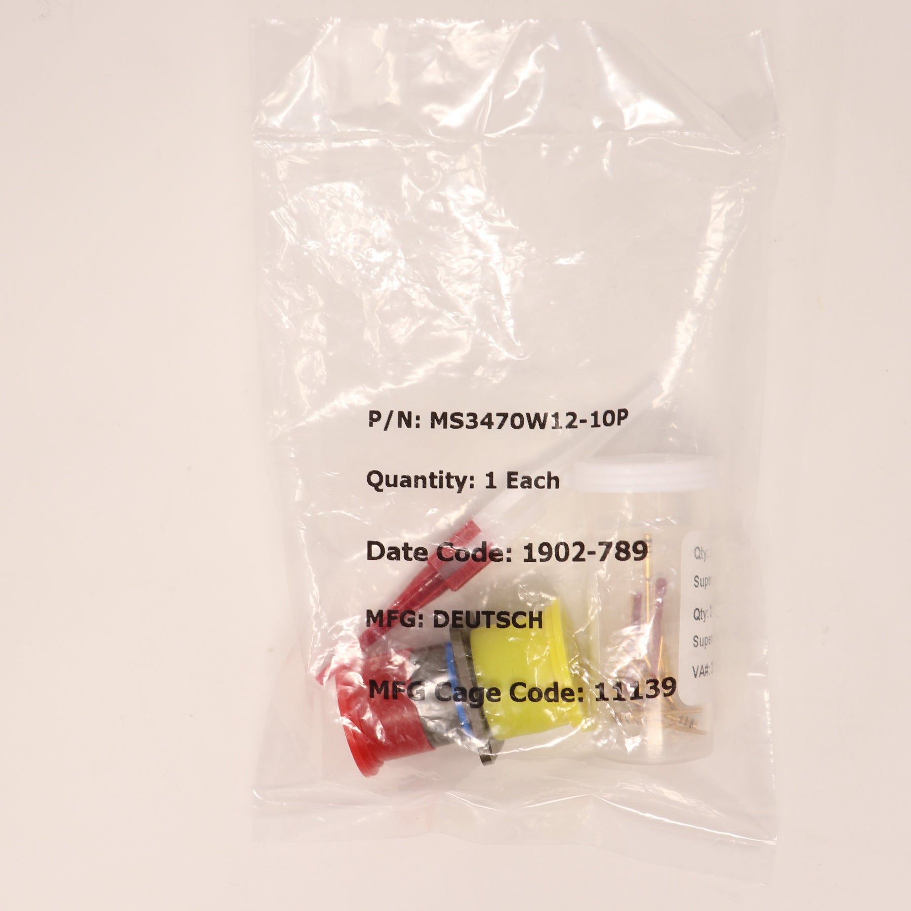 TE Connectivity/Deutsch Connector MS3470W12-10P