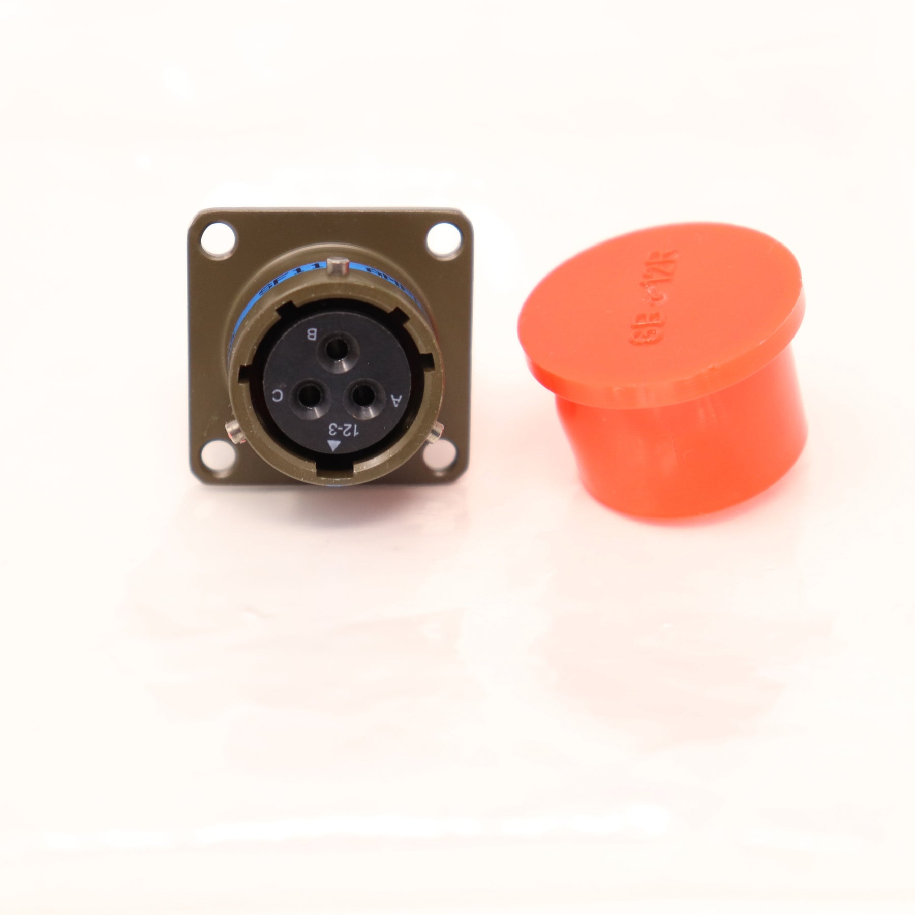 4 Pack Amphenol Circular MIL Spec Connector MS3470W12-3S