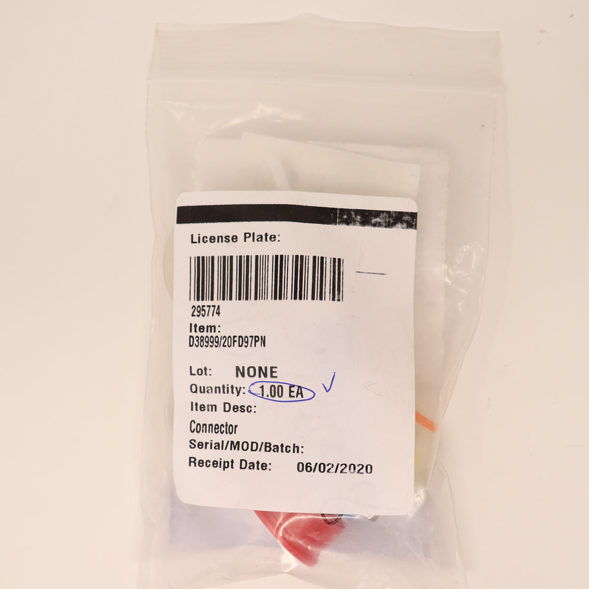 TE Connectivity/Deutsch 12 Pin Size 15 Circular Connector D38999/20FD97PN