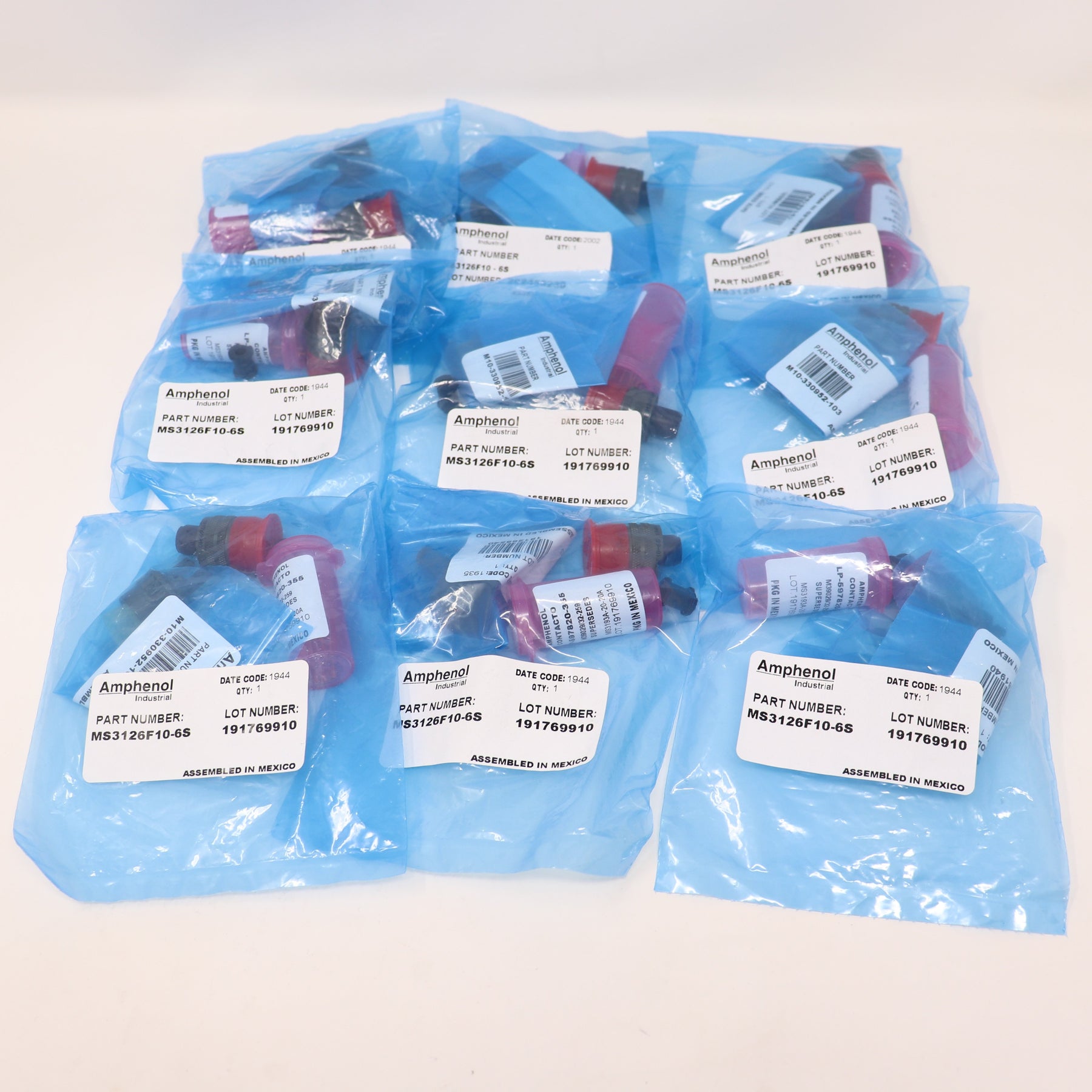 Amphenol Circular MIL Spec Connector MS3126F10-6S