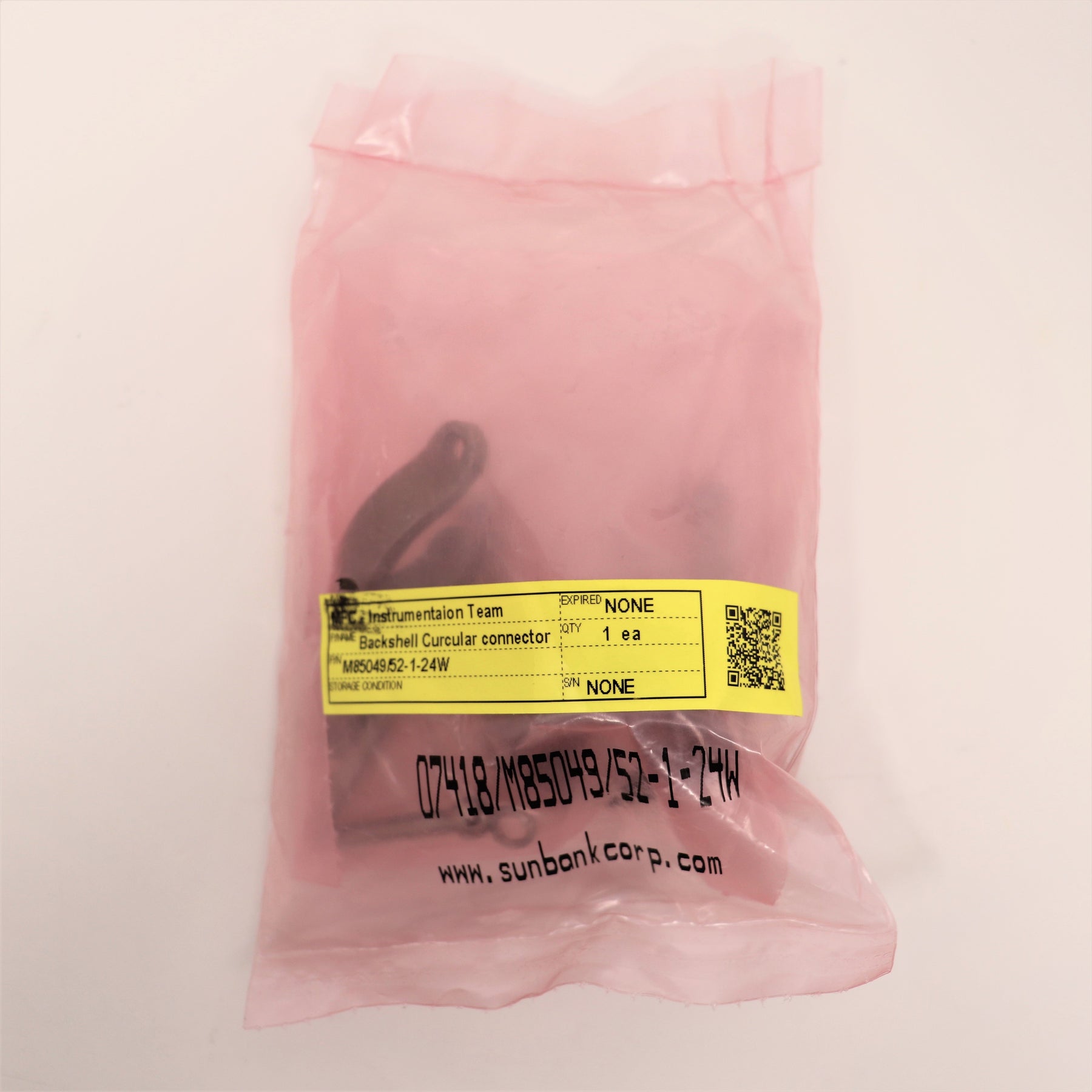 Sunbank Backshell Strain Relief Size 24 M85049/52-1-24W