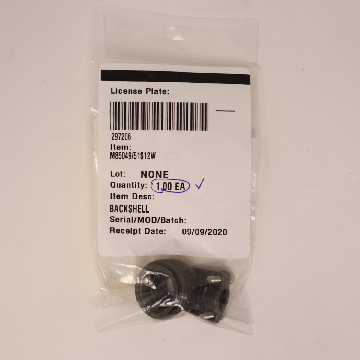 Amphenol Backshell M85049/51S12W