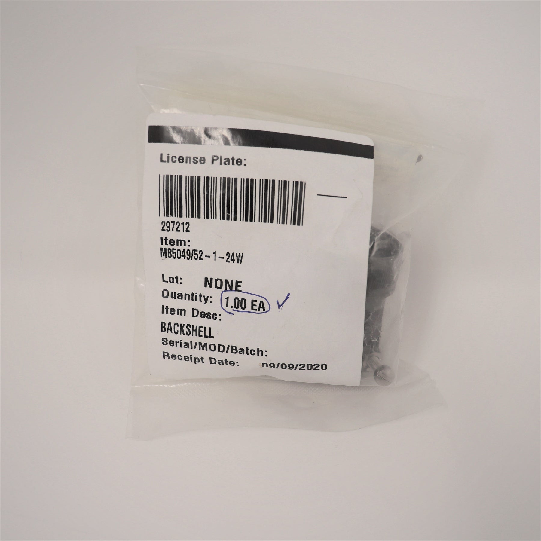 Amphenol Backshell Strain Relief Size 24 M85049/52-1-24W