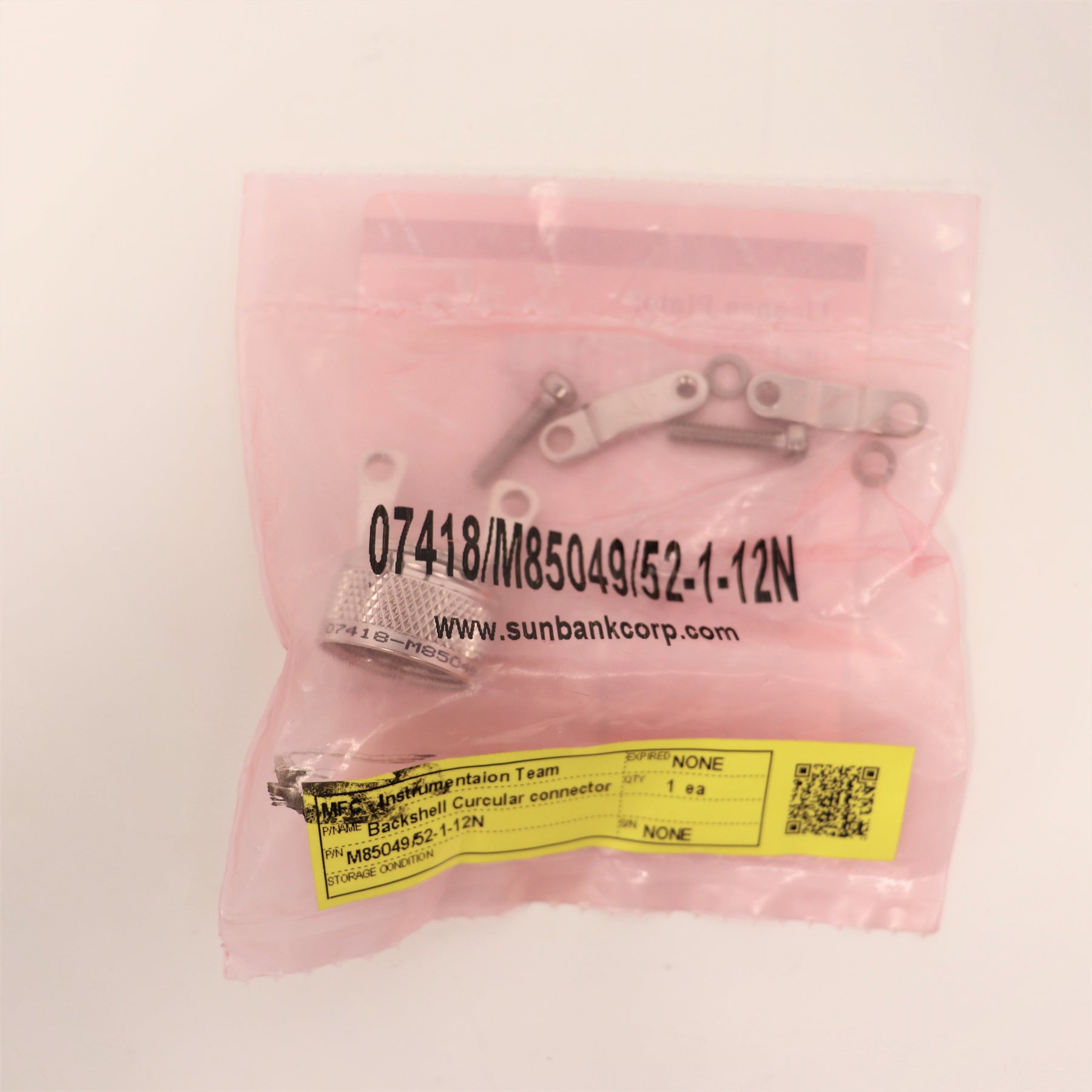 Sunbank Backshell Strain Relief Size 12 07418/ M85049/52-1-12N