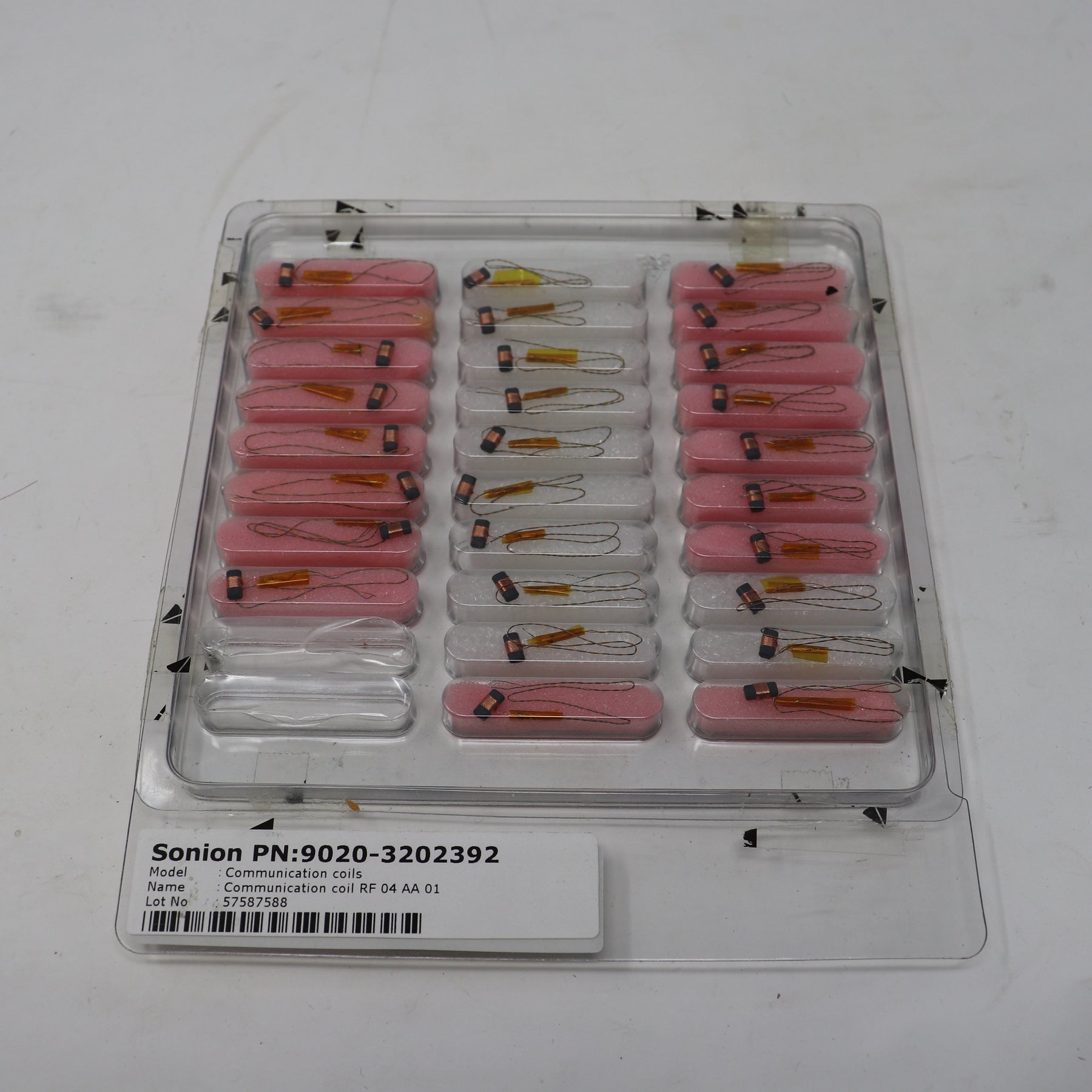 Lot of (28) Sonion NFMI Antennas Communication Coils RF 04 AA 01