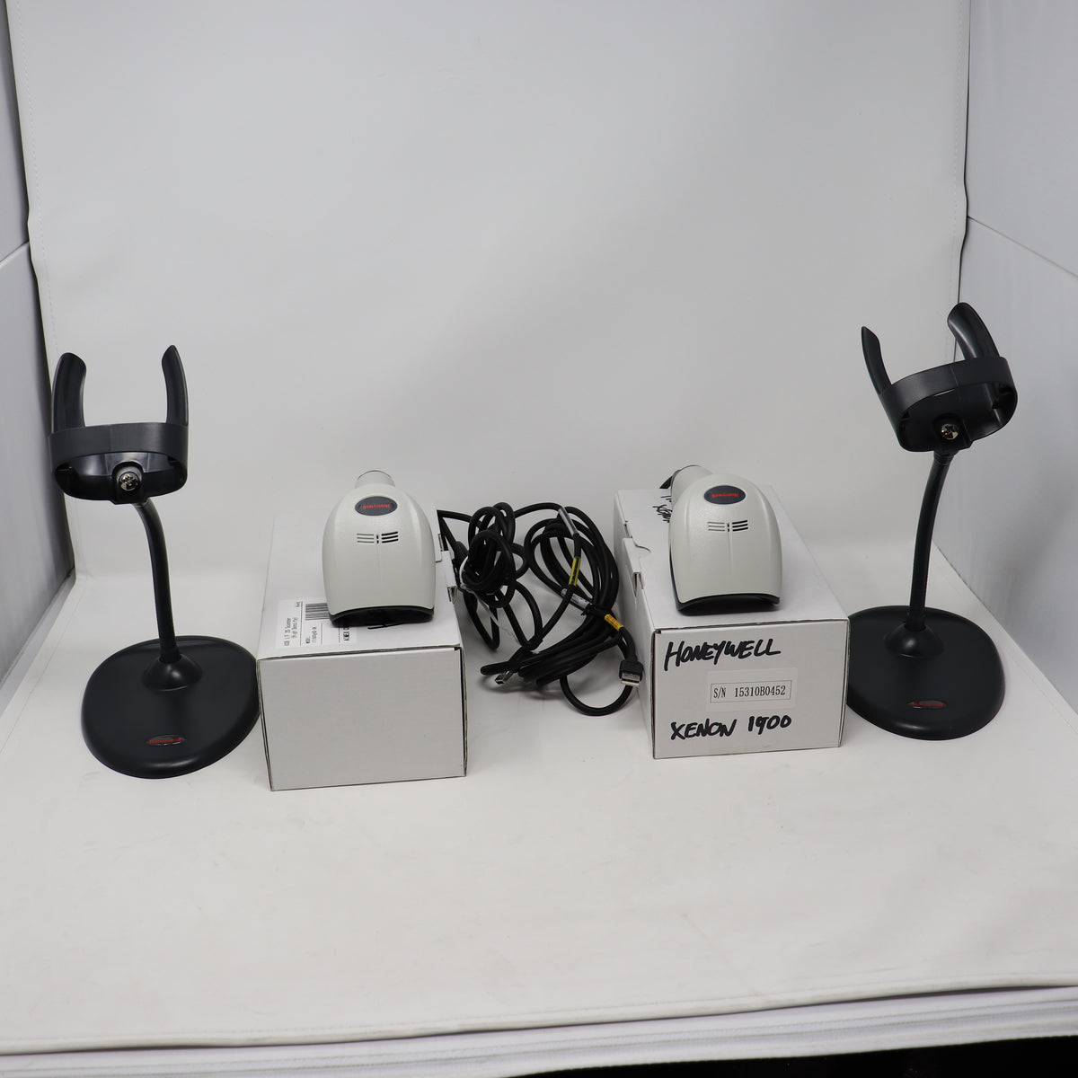 Lot of (2) Honeywell High Density USB I/F 2D Scanners Xenon 1900 1900GHD-1