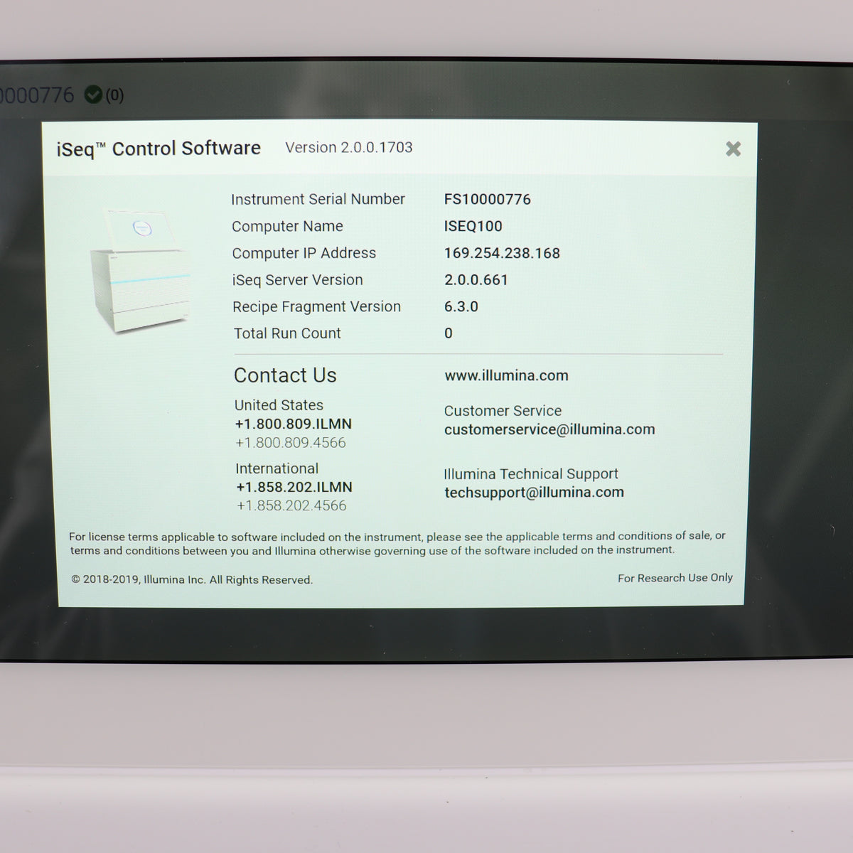 Illumina iSeq 100 Next Generation NGS DNA/ RNA Sequencing System