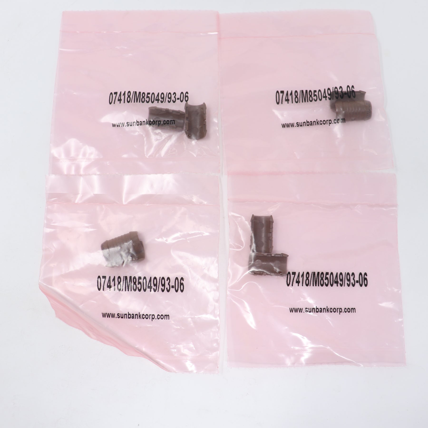 Sunbank (4 pair)Pack Connector Accessory Shield Support Ring Brown M85049/93-06
