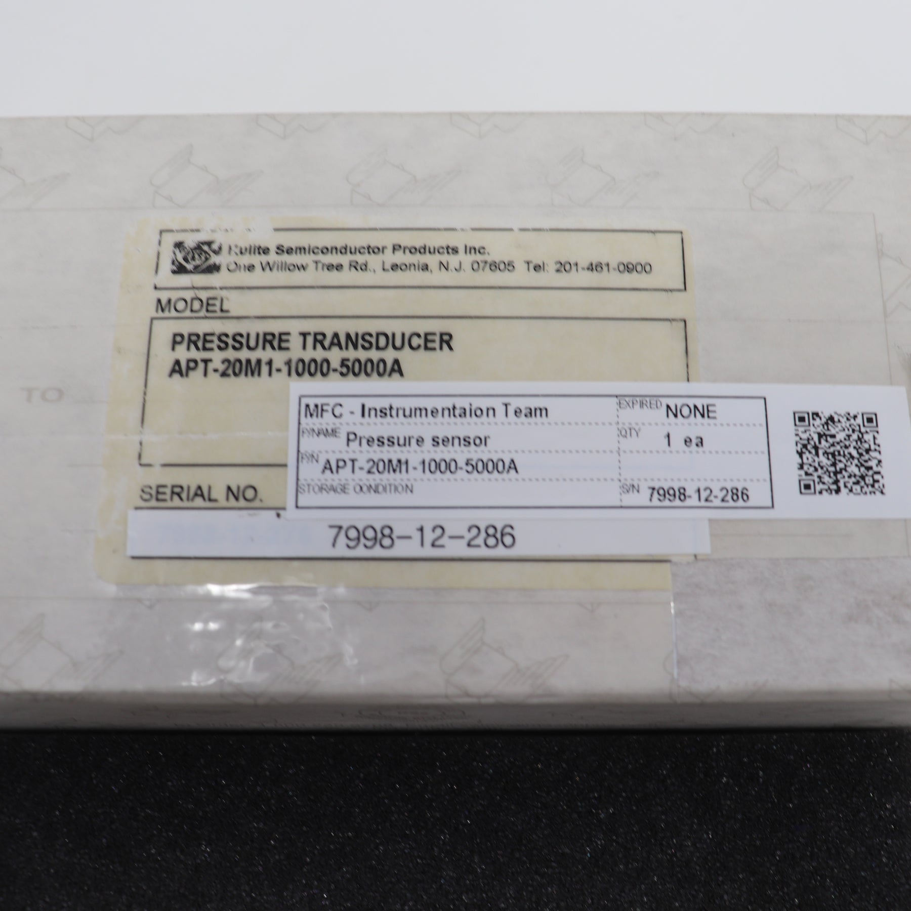 Kulite Aircraft Pressure Transducer/ Sensor APT-20M1-1000-5000A