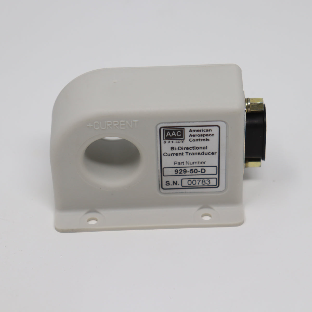 AAC 50A Bi-Directional DC Current Transducer w/ D-Sub Connector 929-150-D