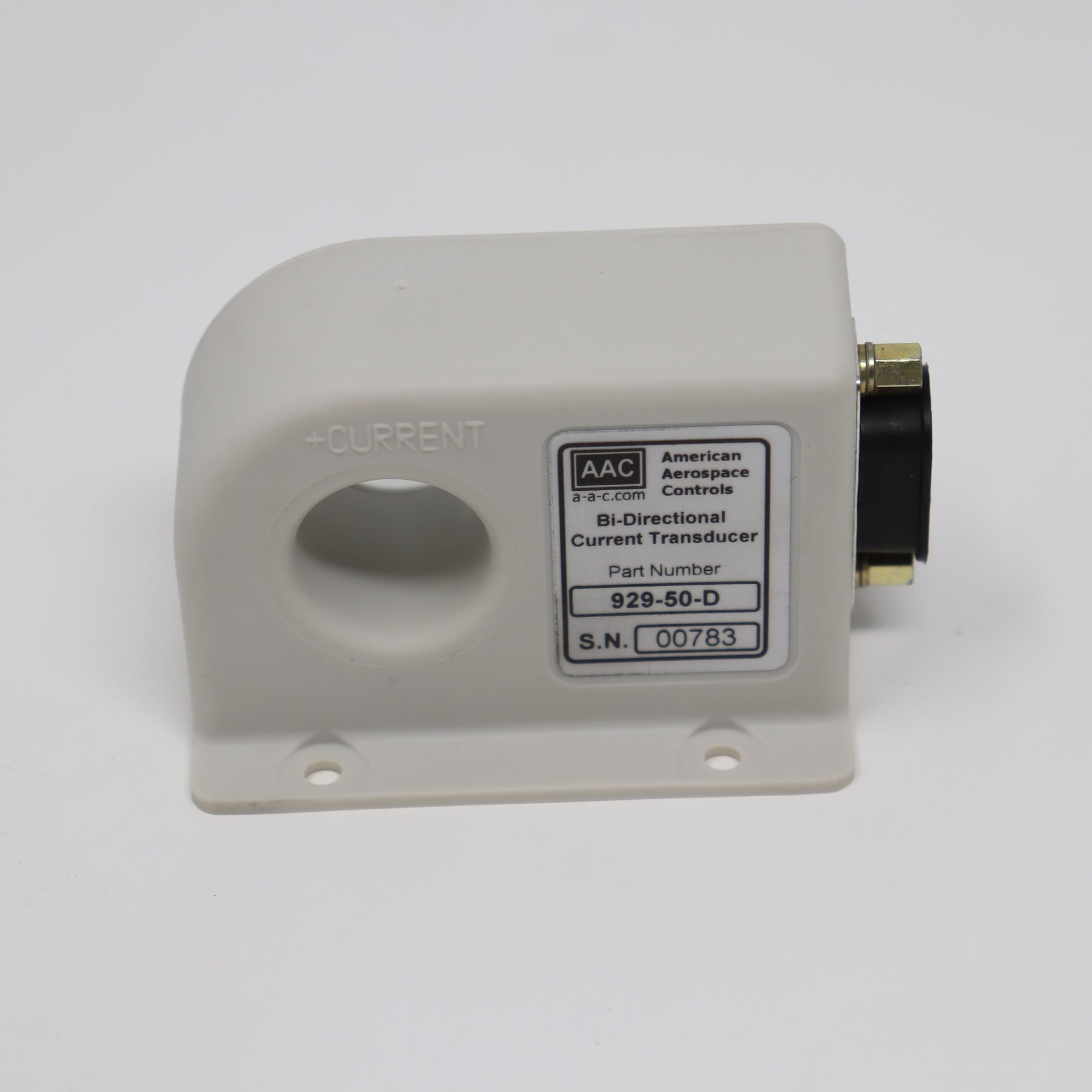 AAC 50A Bi-Directional DC Current Transducer w/ D-Sub Connector 929-150-D
