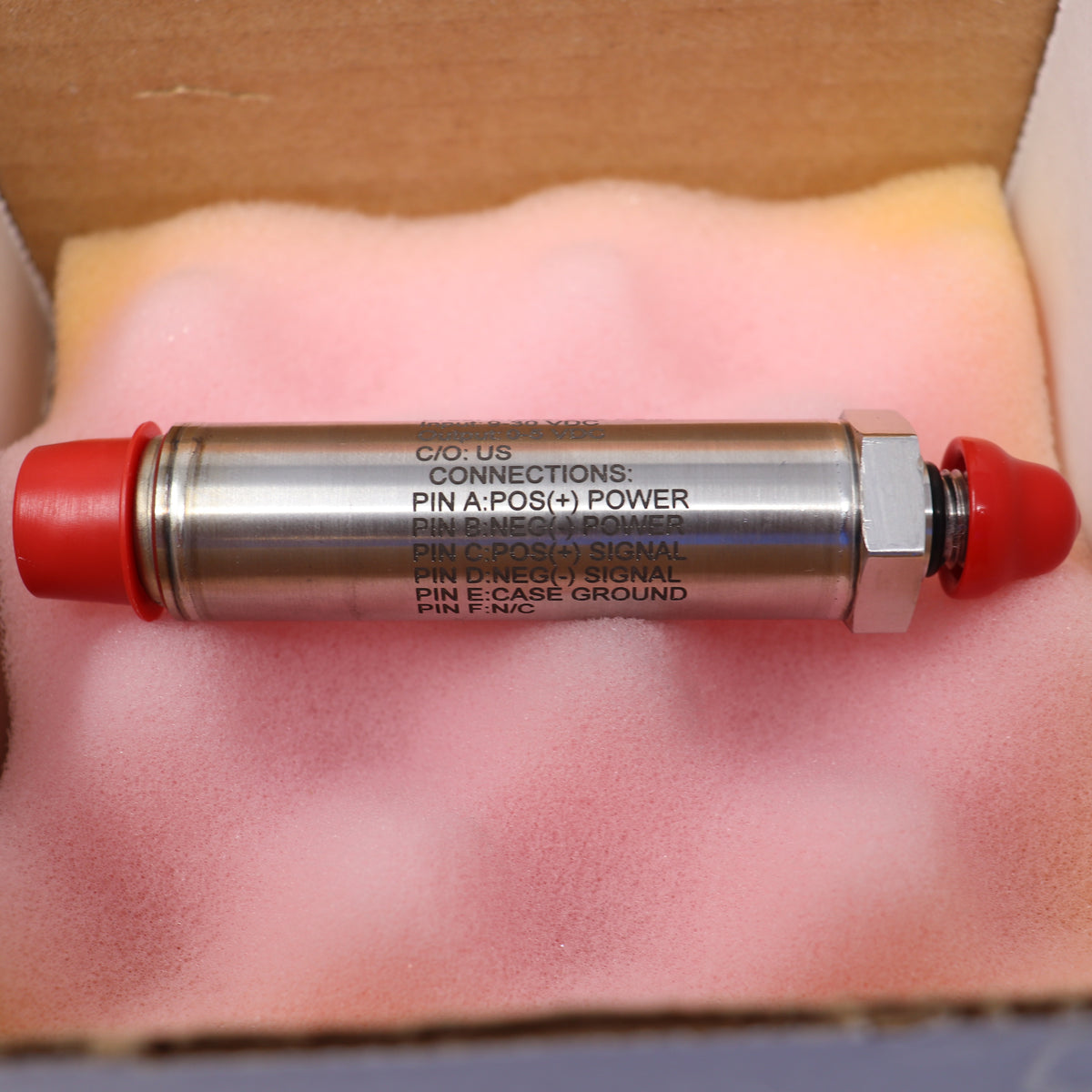 Viatran Compact Transducer 100PSIA Pressure Sensor Model 222AMAYC