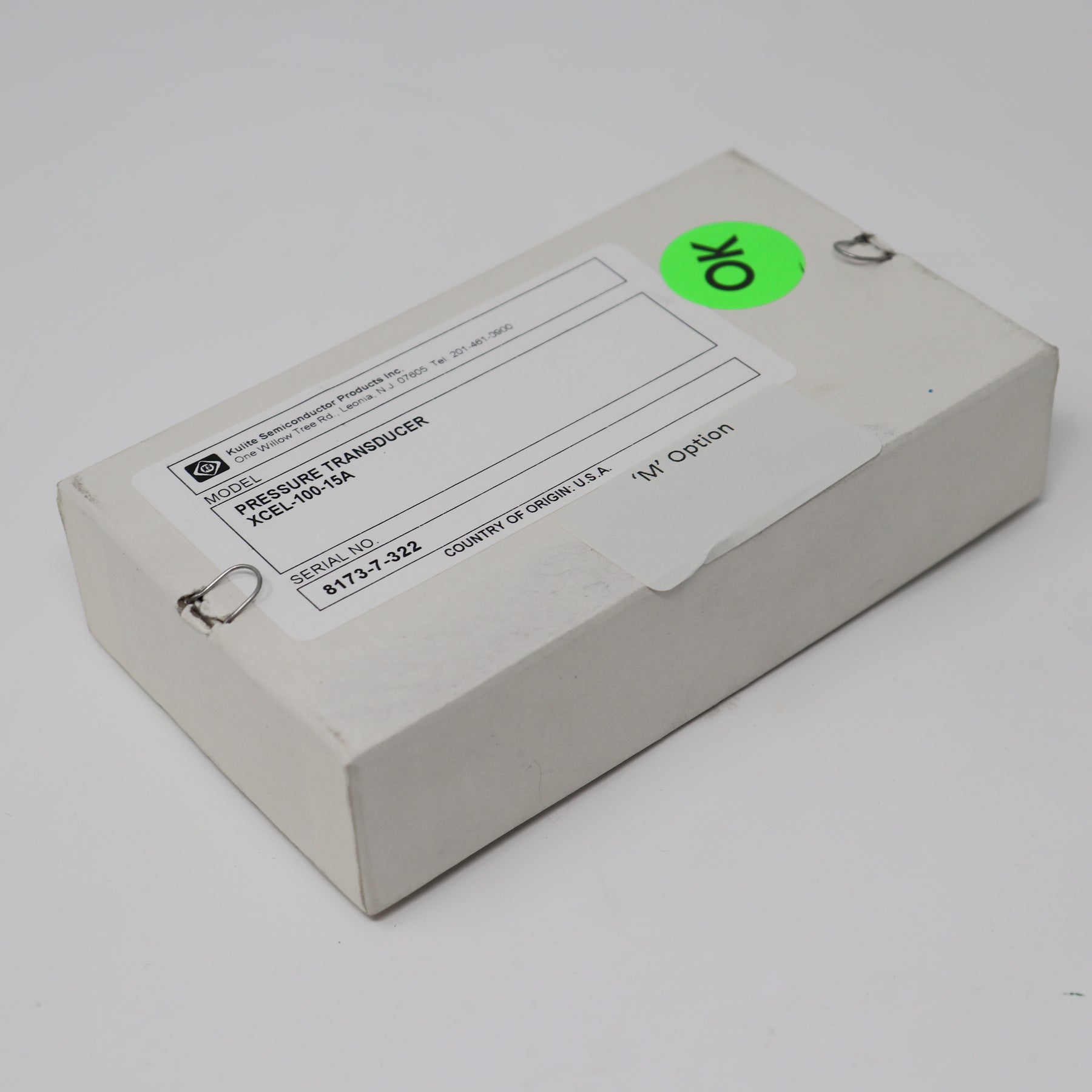 Kulite High Temperature Miniature Pressure/ Sensor Transducer XCEL-100-15A
