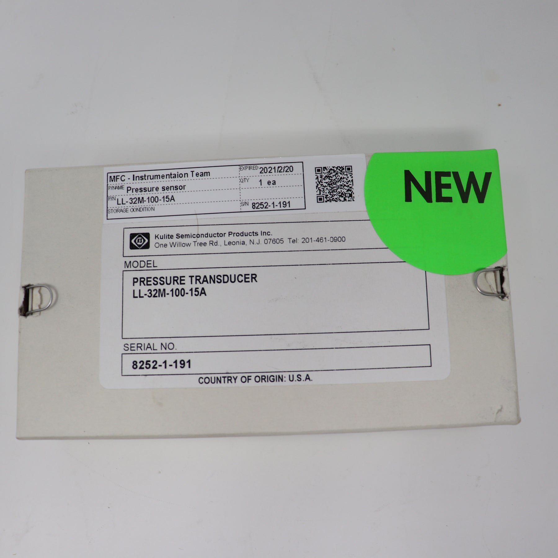 Kulite Miniature Thin Line Pressure Transducer LL-32M-100-15A