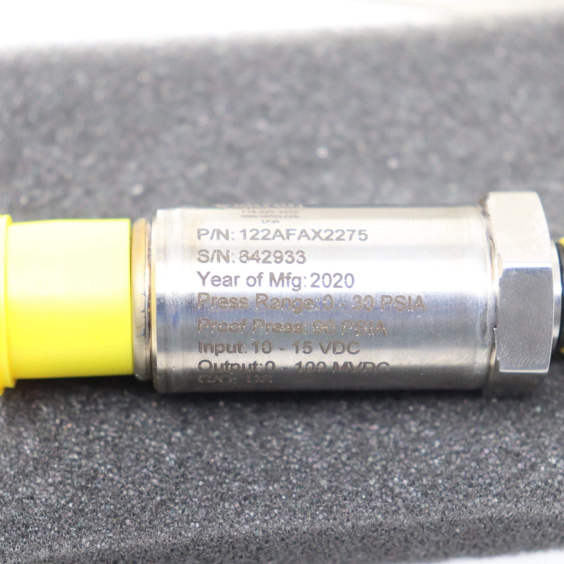 Viatran 30 PSIA 7/8in Pressure Transmitter Transducer 122AFAX2275