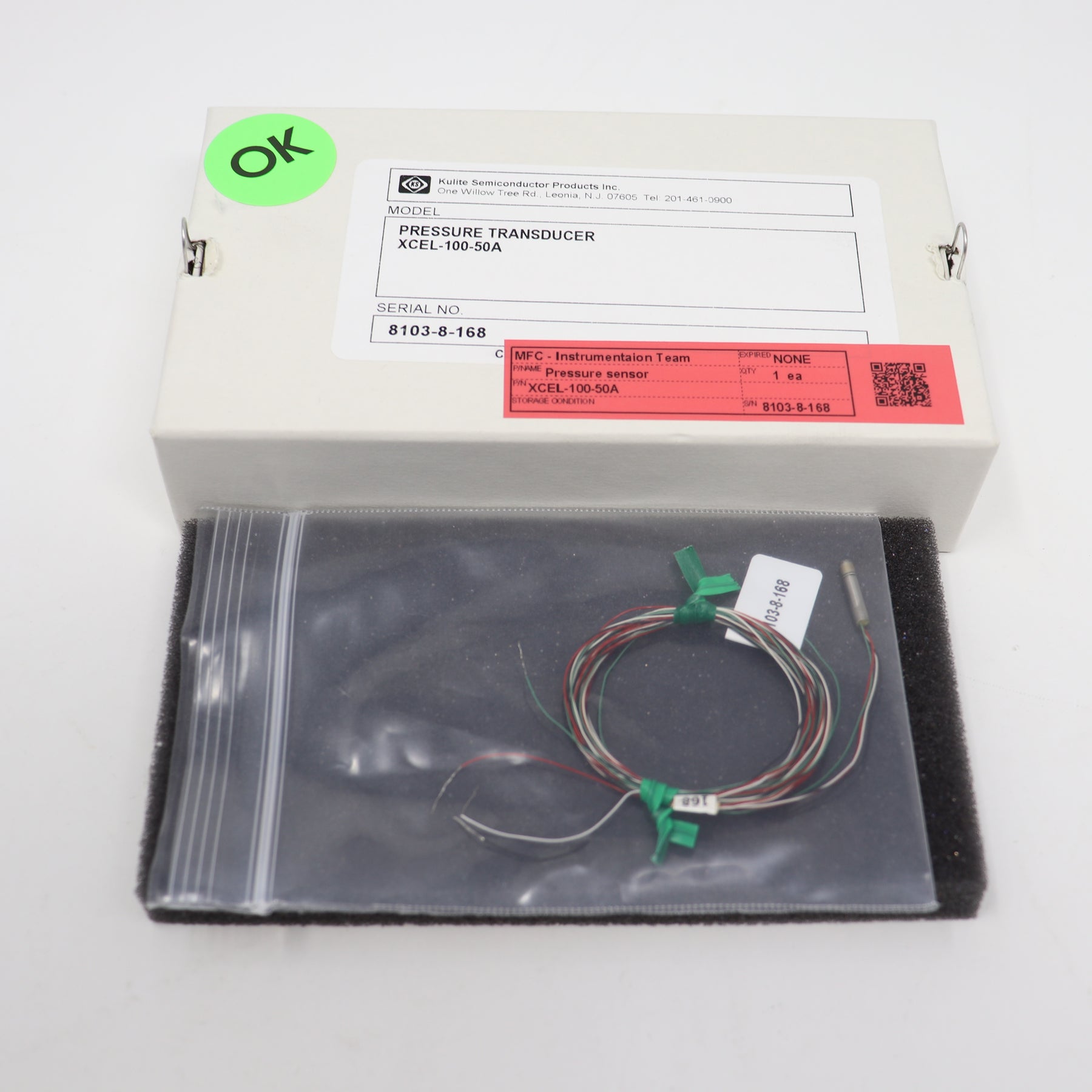 Kulite High Temperature Miniature Pressure/ Sensor Transducer XCEL-100-50A